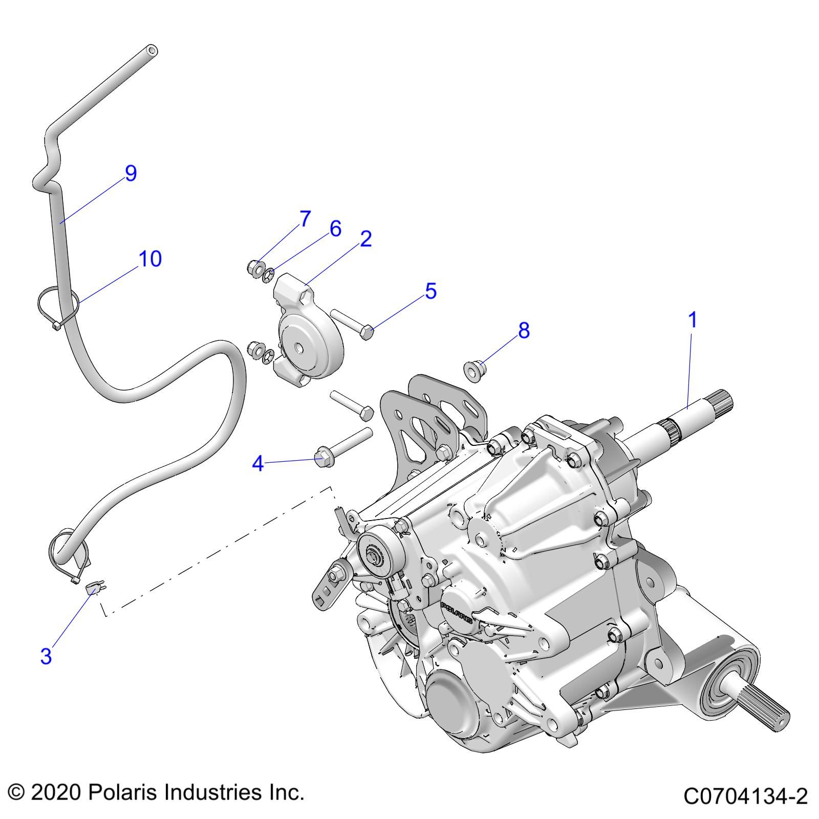 TRANSMISSION MONTAGE BOITE PRINCIPALE POUR RZR XP 4 1000 HIGH LIFTER 2022