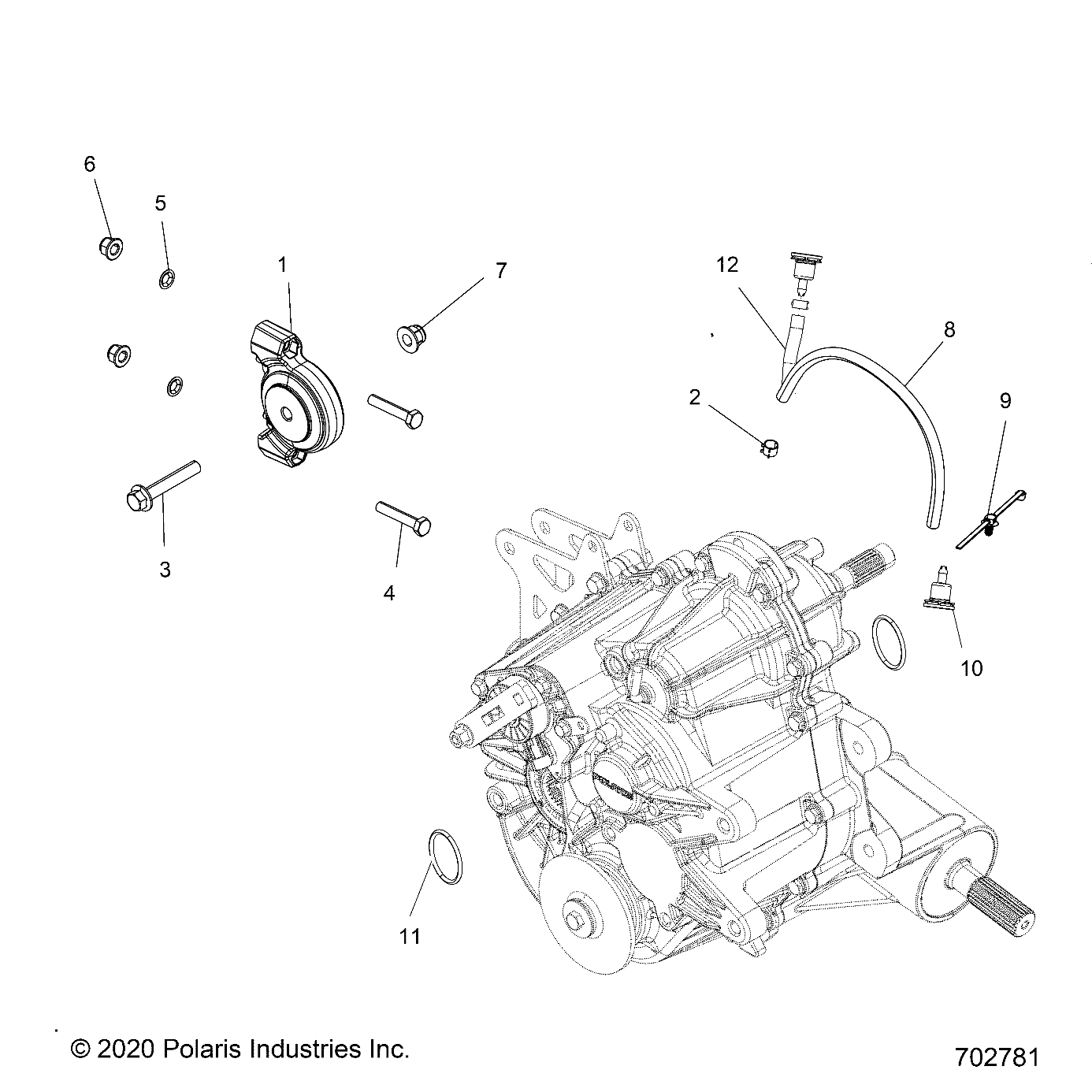 TRANSMISSION MONTAGE BOITE PRINCIPALE POUR RANGER XP 1000 EPS EUTRZUG 2022