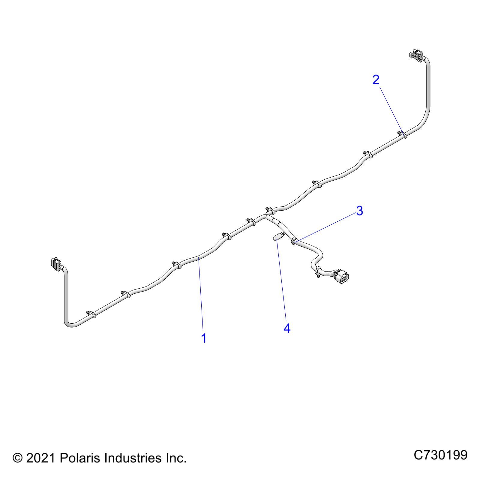 ELECTRIQUE FAISCEAU DE FILS BOITE POUR RANGER CREW XP 1000 TEXAS EDITION R01 2023