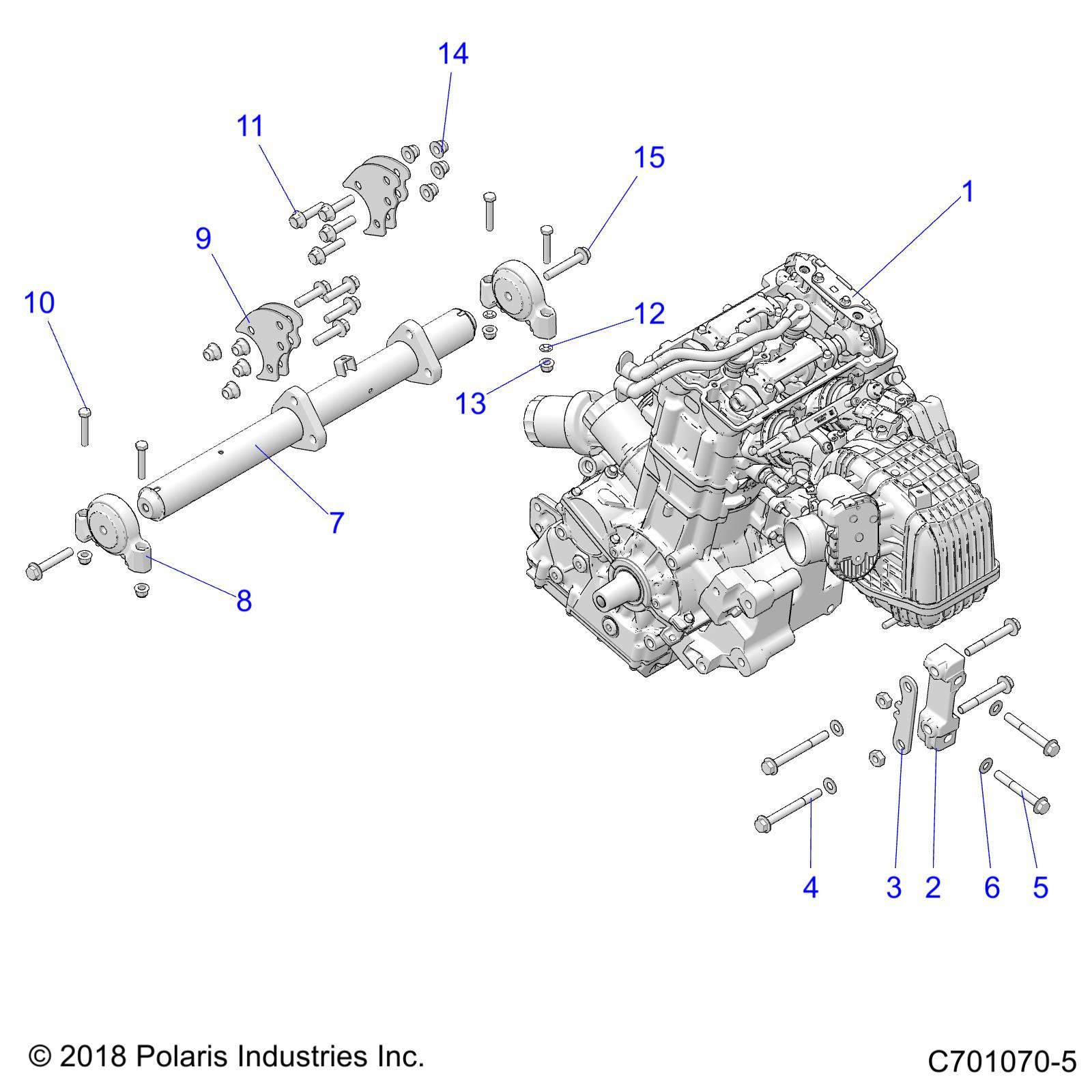 MOTEUR MONTAGE POUR RZR XP 1000 HIGH LIFTER 2022