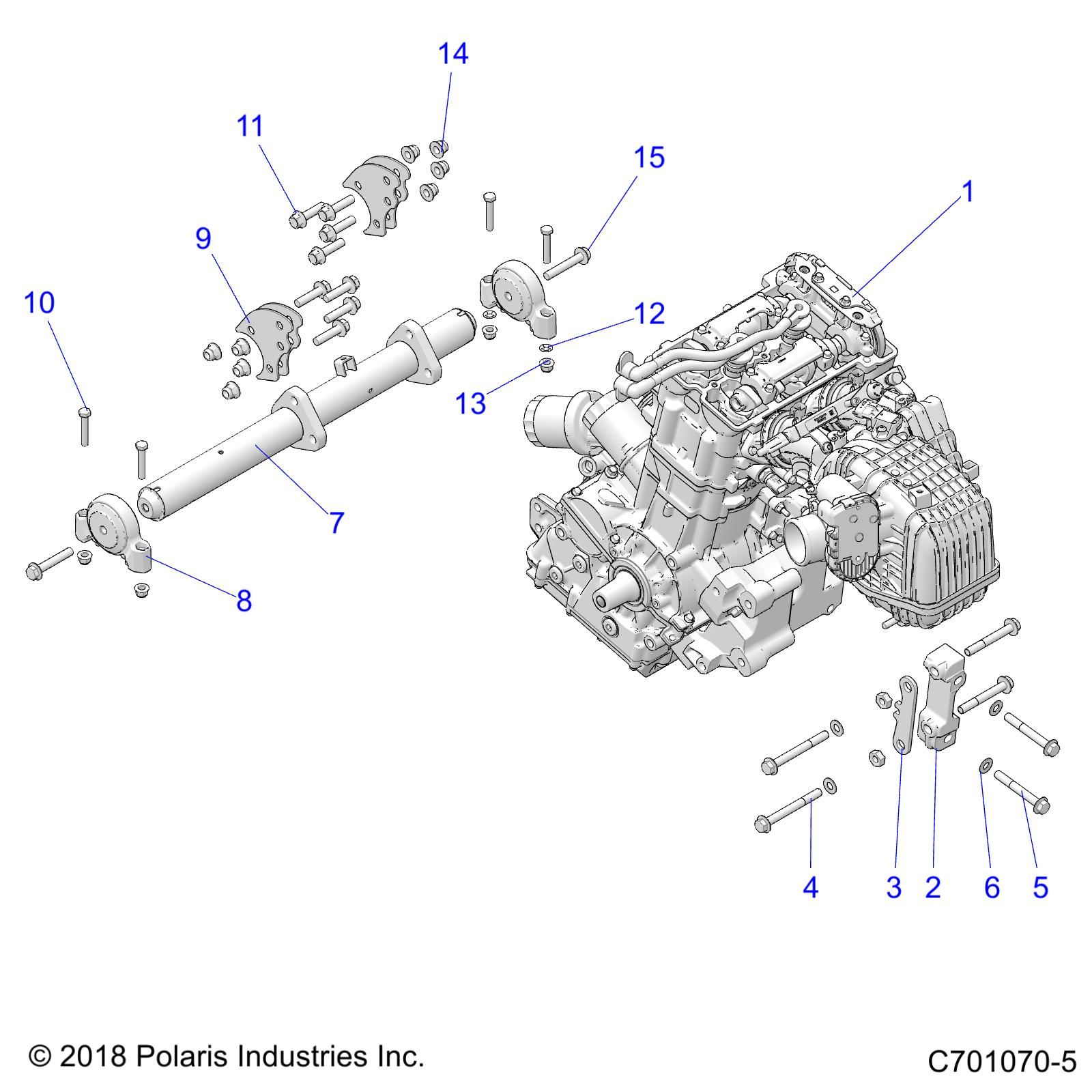 MOTEUR MONTAGE POUR RZR XP 1000 HIGH LIFTER 2021