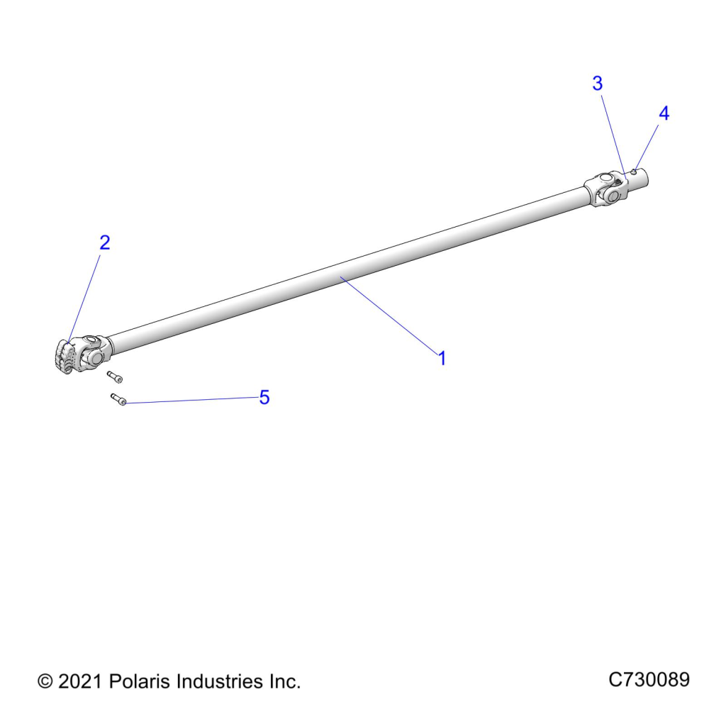 TRANSMISSION ARBRE PROPULSION AVANT POUR R22MAK57B4 RANGER 570 RIDE COMMAND 2022