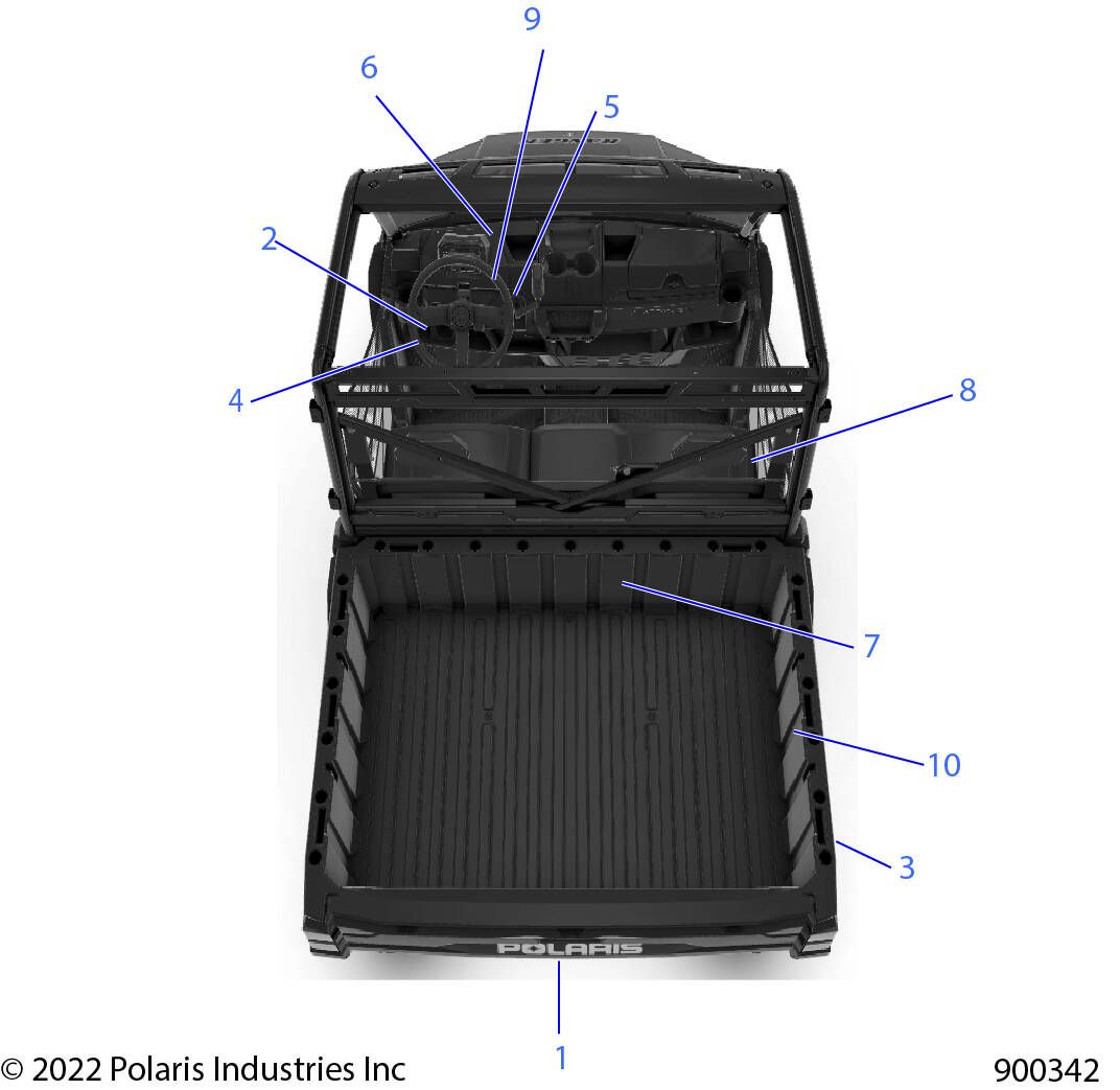 CARROSSERIE AUTOCOLLANTS GENERAL POUR RANGER DIESEL HD EPS DLX EUTRACTORAU R02 2023