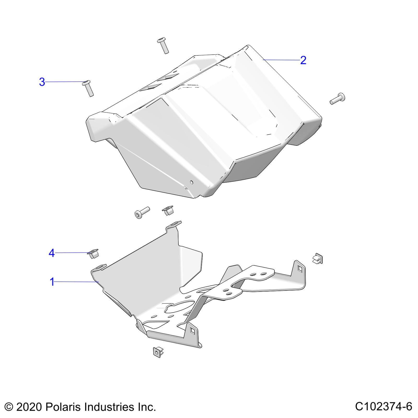 CARROSSERIE JAUGE POD POUR SCRAMBLER 850 48 2020