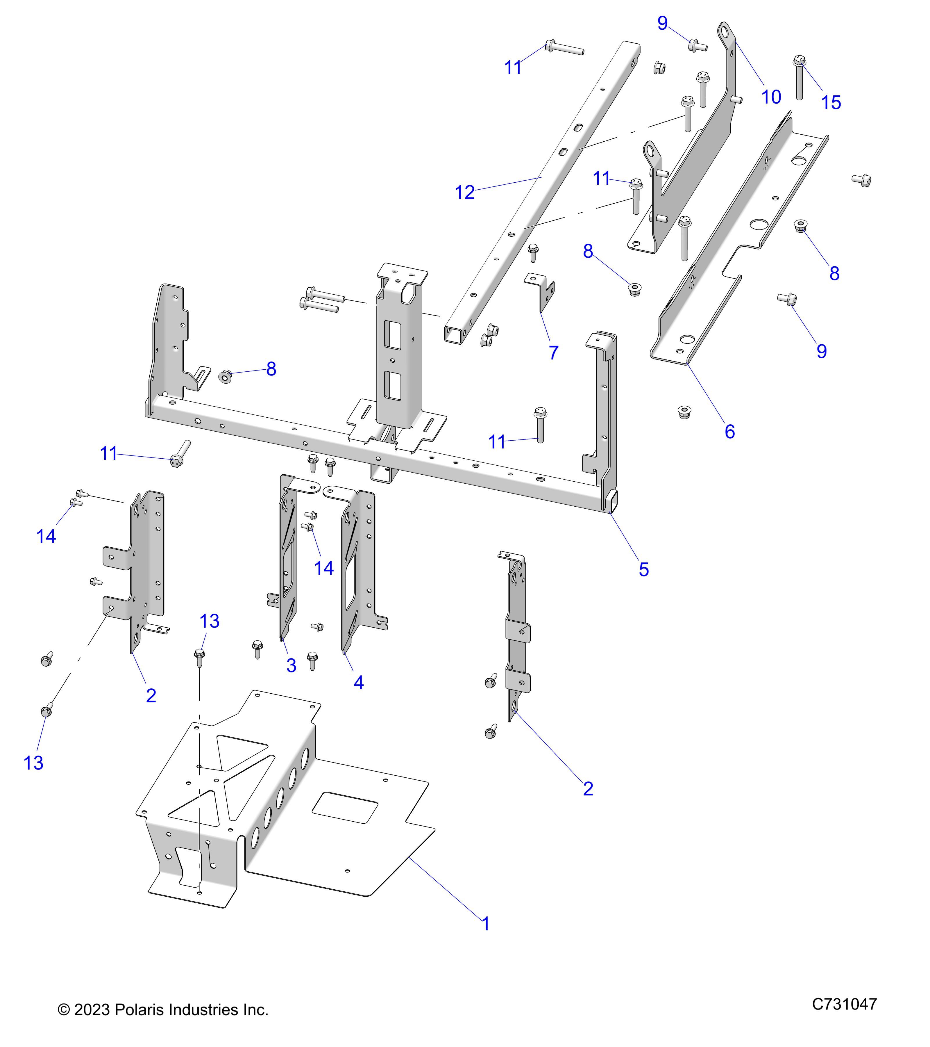 ELECTRICAL BATTERY MOUNTING PT POUR RANGER EV FULLSIZE PREMIUM R01 2023