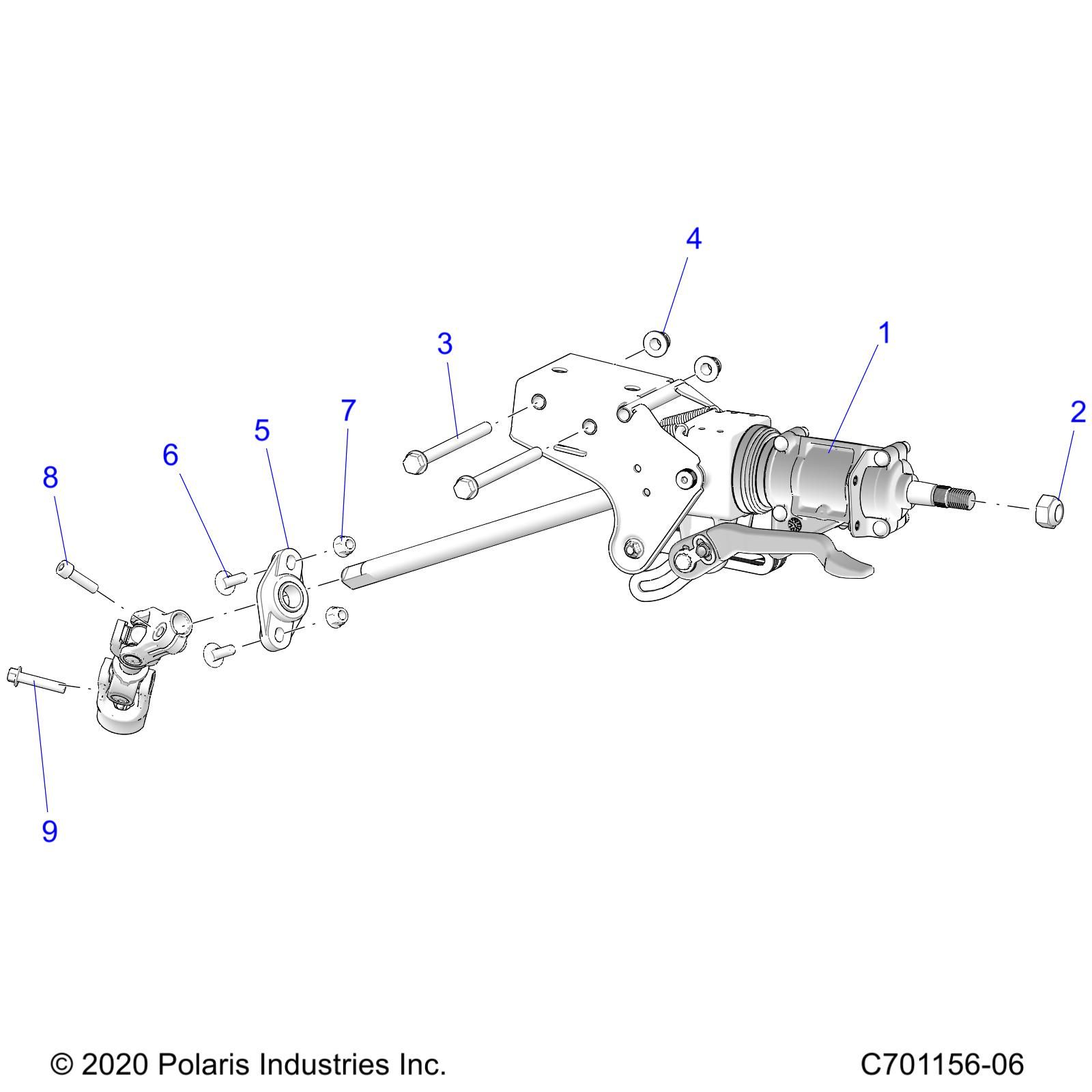 STEERING LINKAGE TILT AND RELATED PREMIUM POUR RZR PRO R 4 ULTIMATE 2022