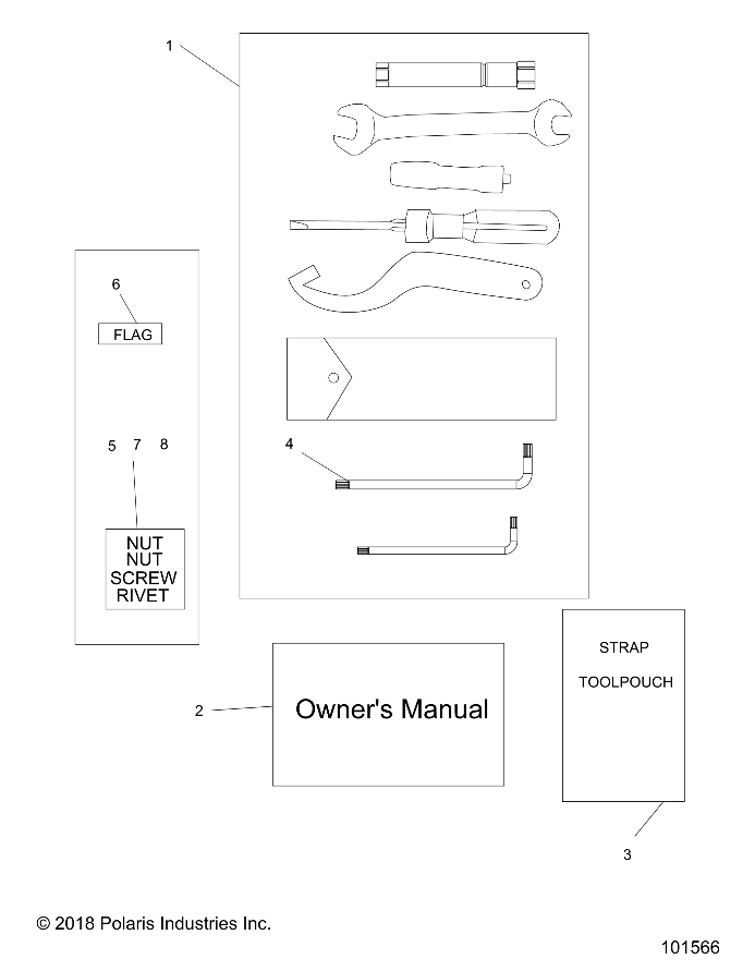 REFERENCES KIT OUTILS ET MANUEL DE LUTILISATEUR POUR ACE 150 EFI 2021