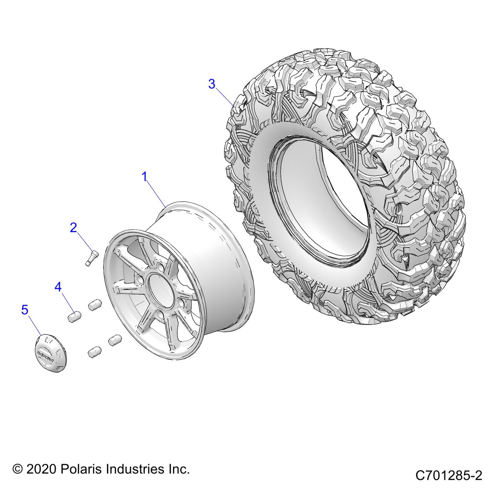 ROUES ROUES ARRIERE POUR RZR PRO XP DELUXE 3PC INTL R01 2023