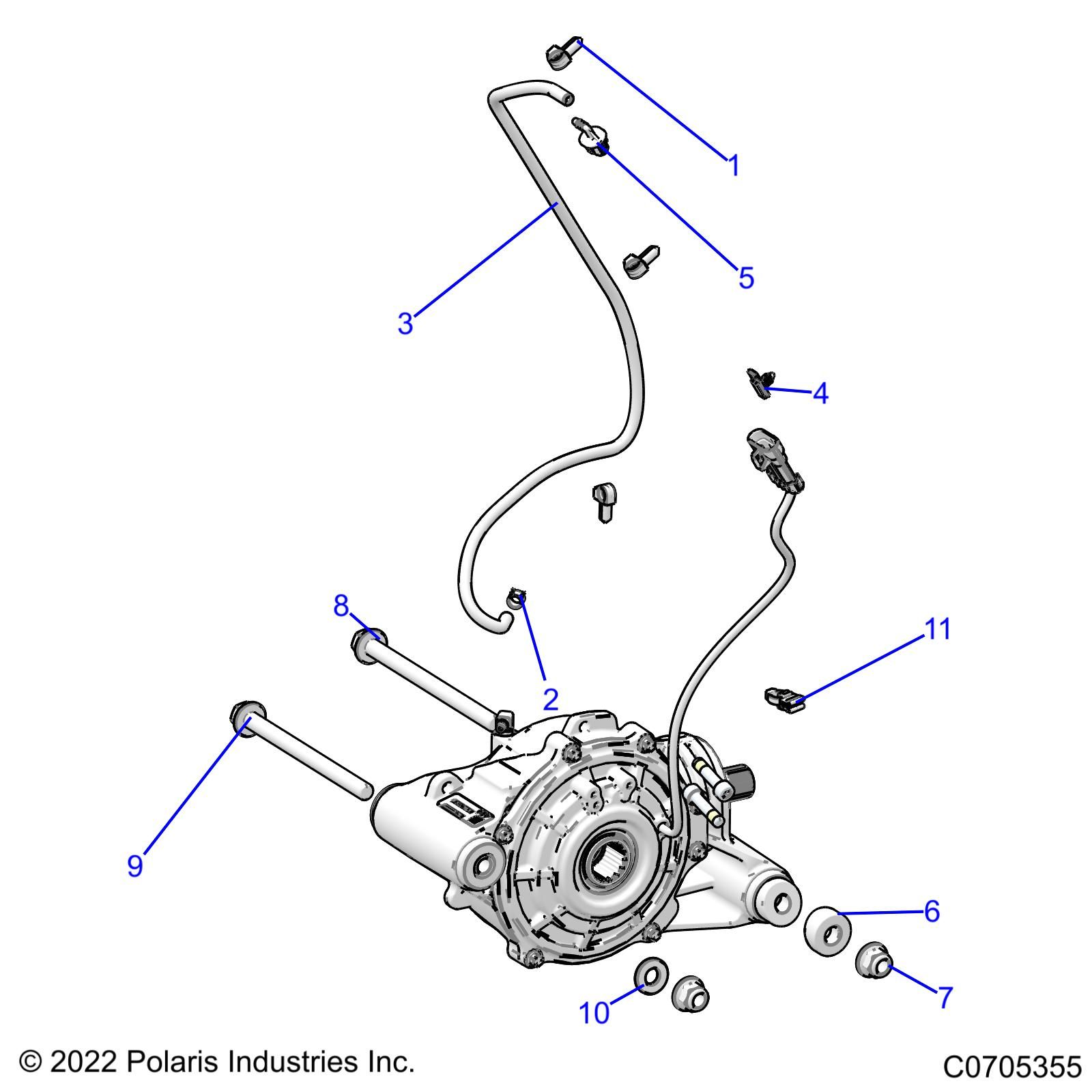 TRANSMISSION MONTAGE BOITE AVANT POUR RANGER CREW XP 1000 NORTHSTAR ULTIMATE TRAIL BOSS R02 2023