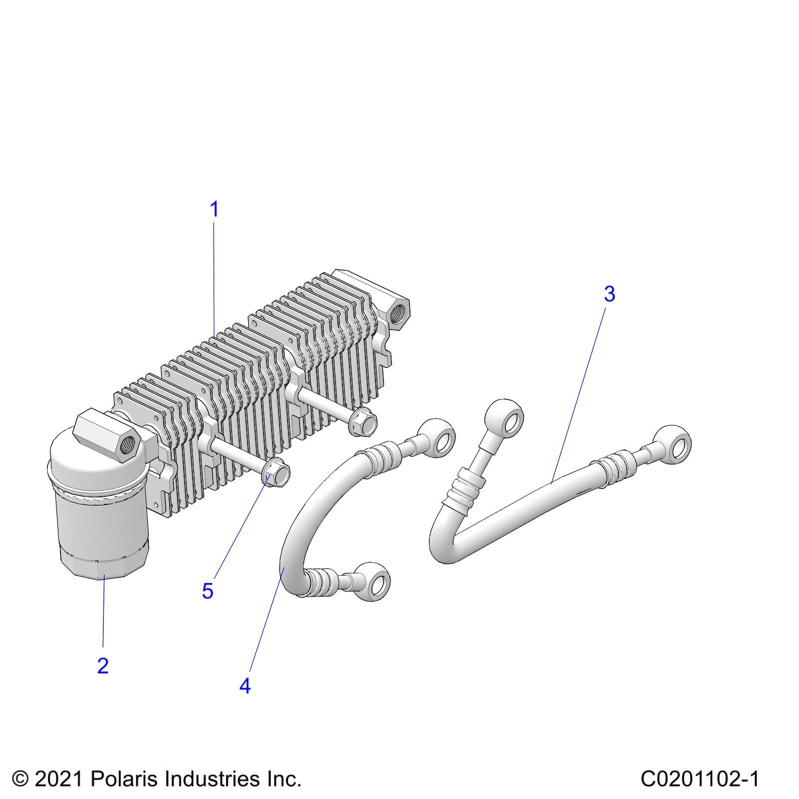 MOTEUR LUBRIFICATION ET FILTRE POUR RZR 200 2021