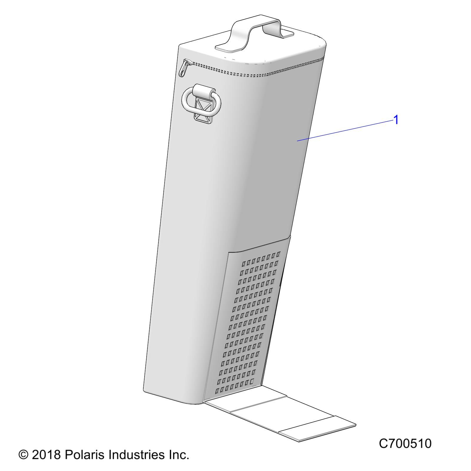 ACCESSOIRES AMENAGEMENT DE POCHE POUR RANGER 570 EPS HDPS EU POLAND 2018