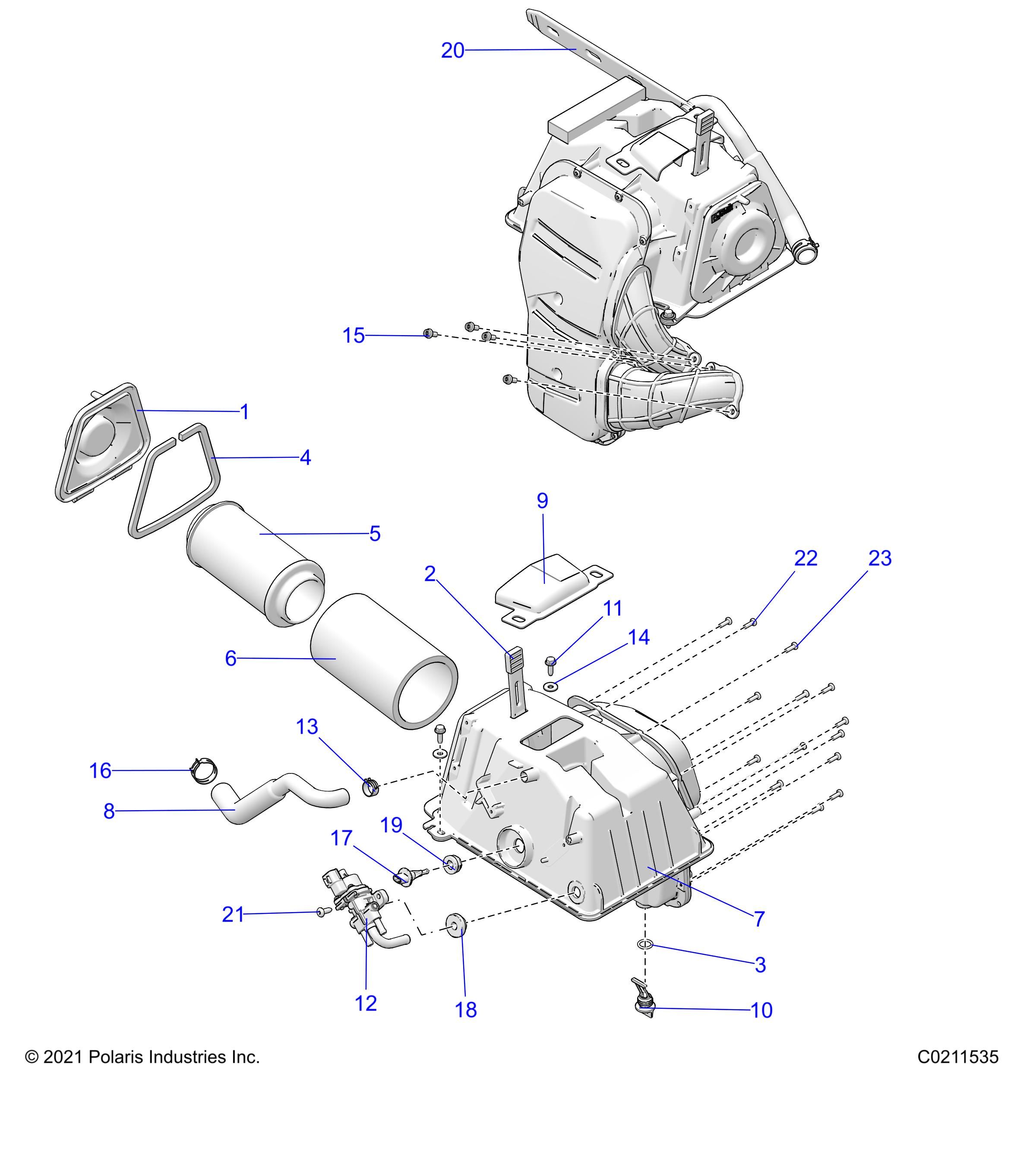 MOTEUR ADMISSION DAIR POUR SPORTSMAN 850 48 2022