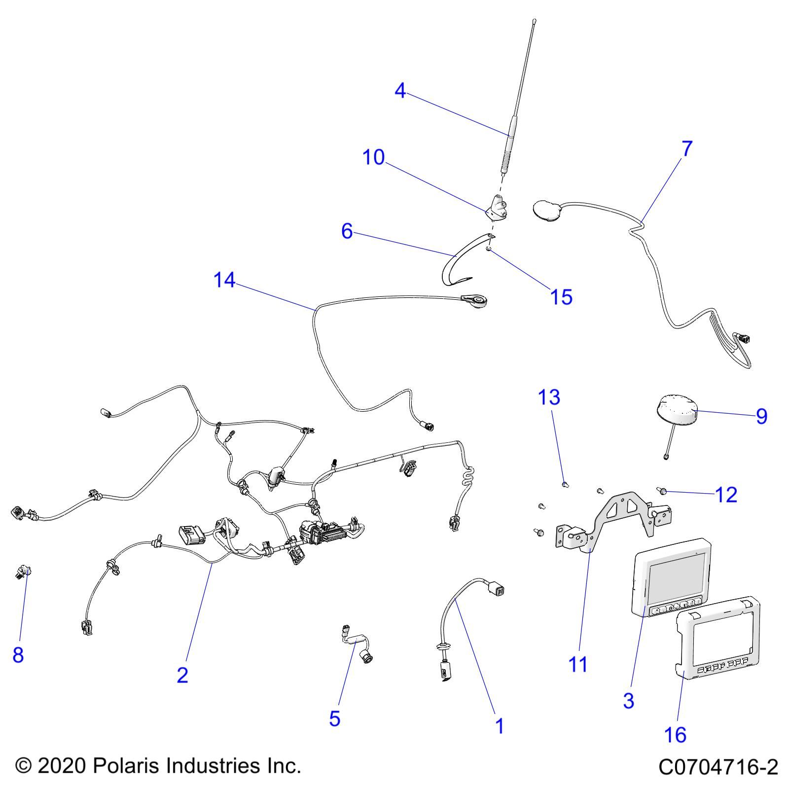 ELECTRICAL RIDE COMMAND POUR RZR 900 TRAIL 2023
