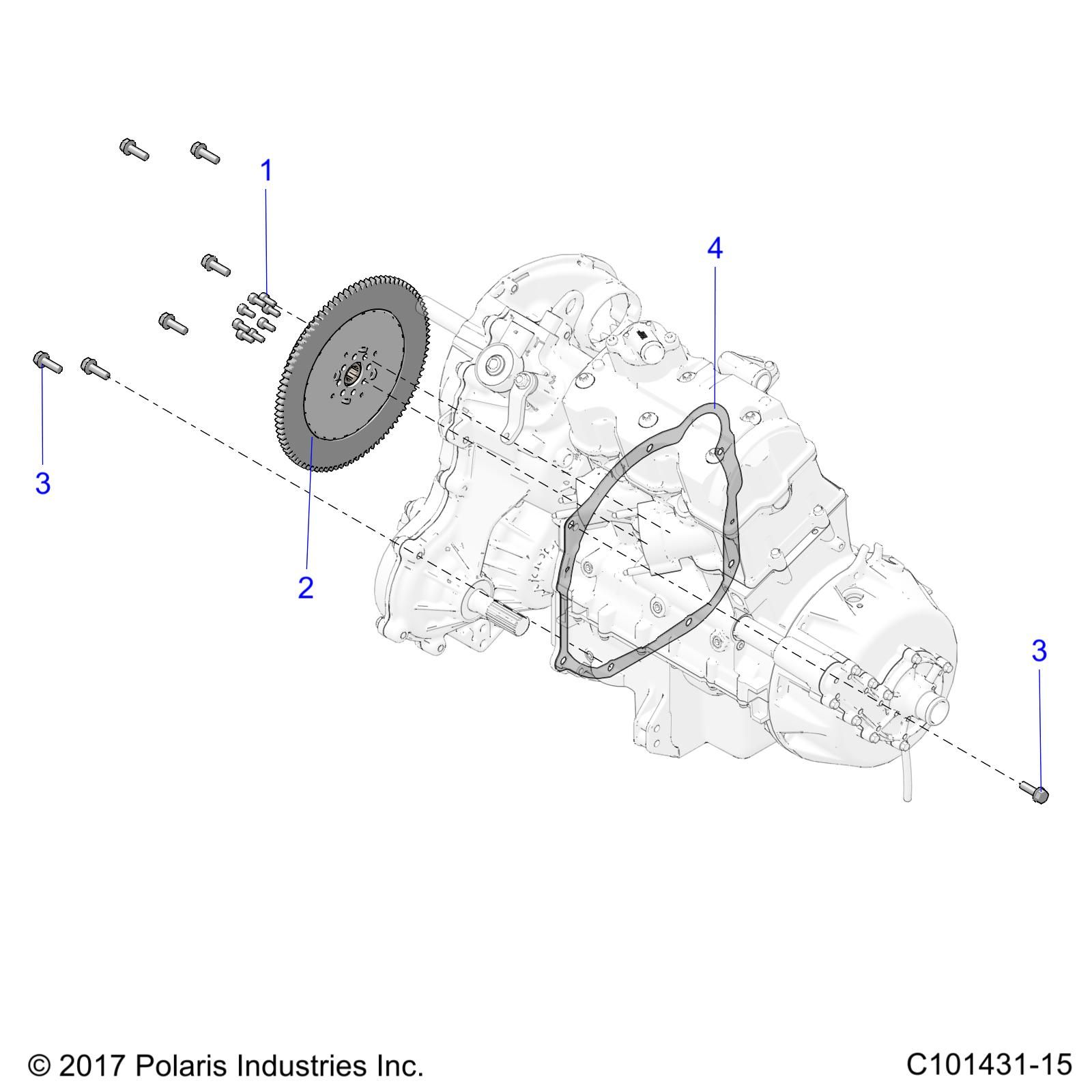 TRANSMISSION CORRECTEUR DE COUPLE POUR SPORTSMAN 850 48 TRAIL PACKAGE 2022