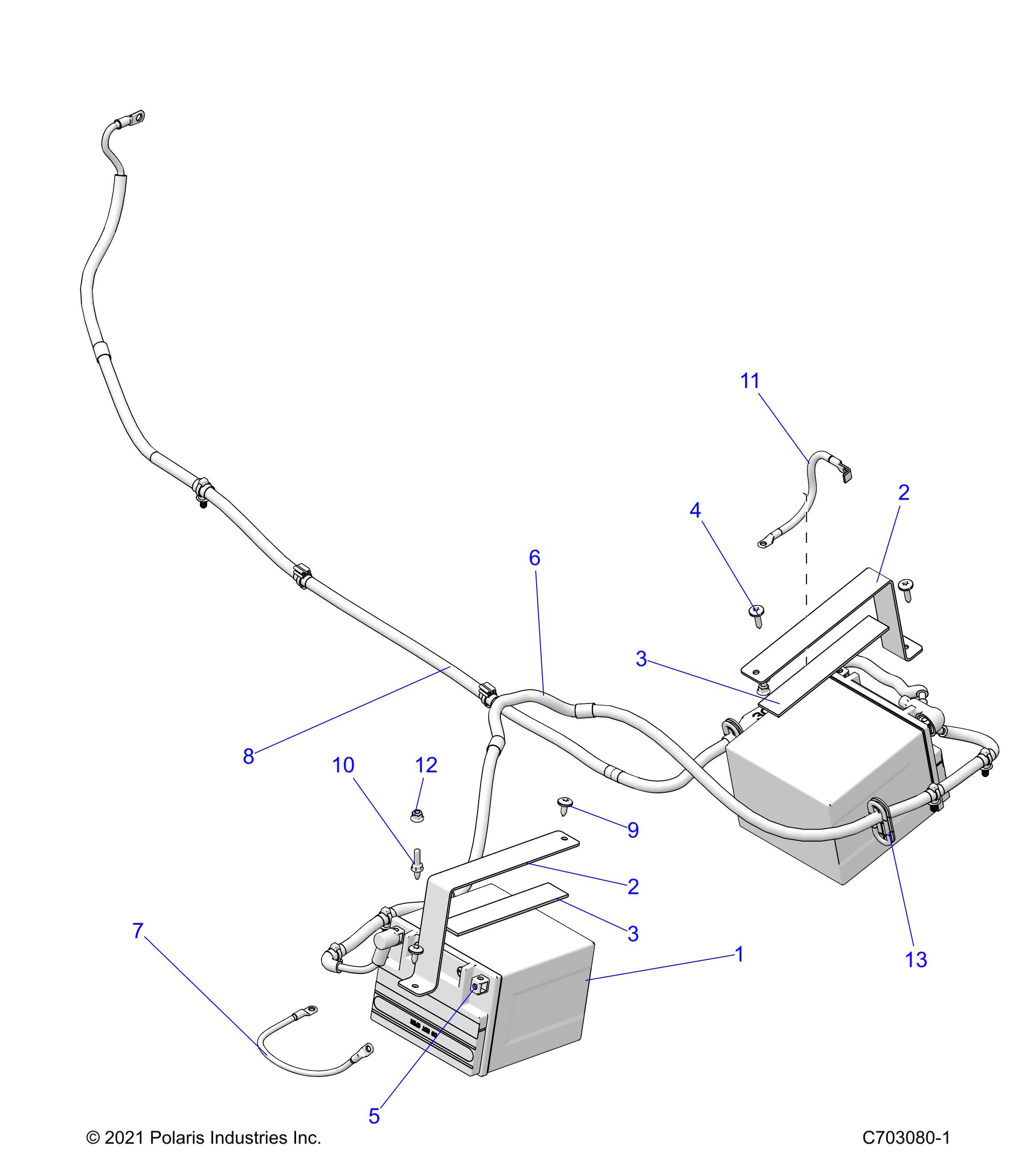 ELECTRICAL BATTERY AND RELATED POUR RZR PRO R4 RCPREMIUM 2022