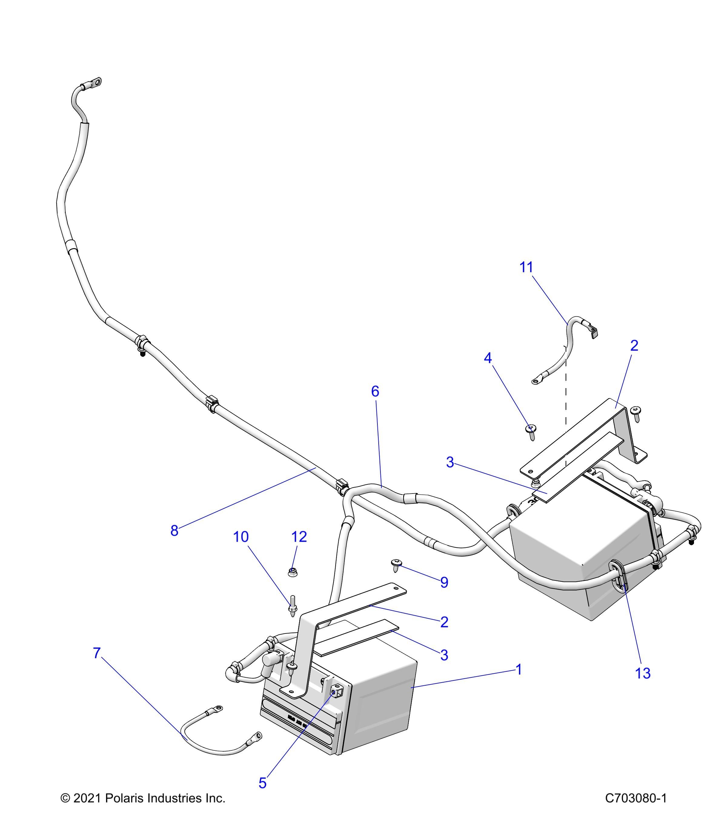 ELECTRIQUE BATTERIE ET CONNEXES POUR RZR PRO R 4 PREMIUM 2024
