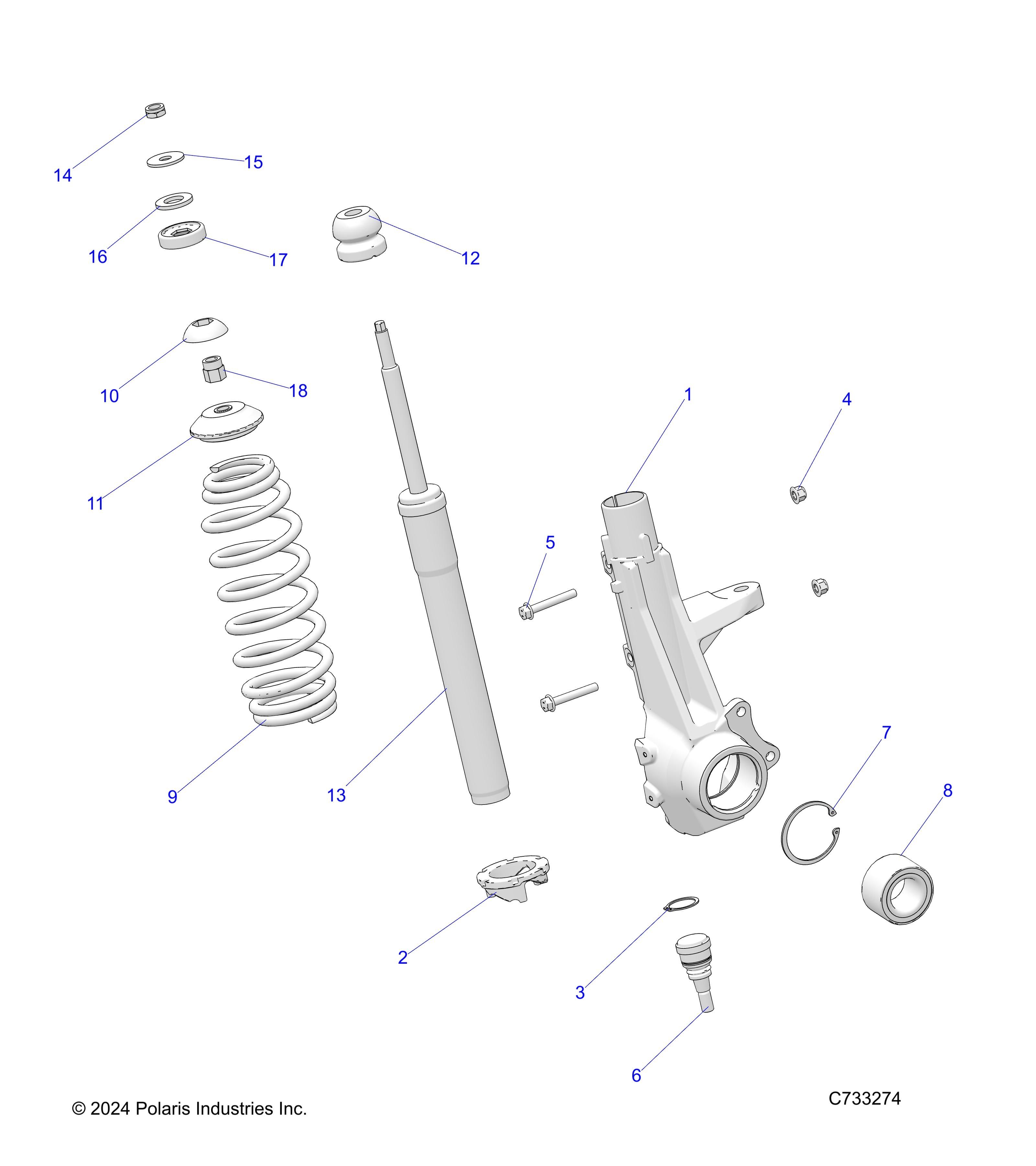 SUSPENSION SUPPORT DE BRAS POUR RANGER 570 NSTR 2022