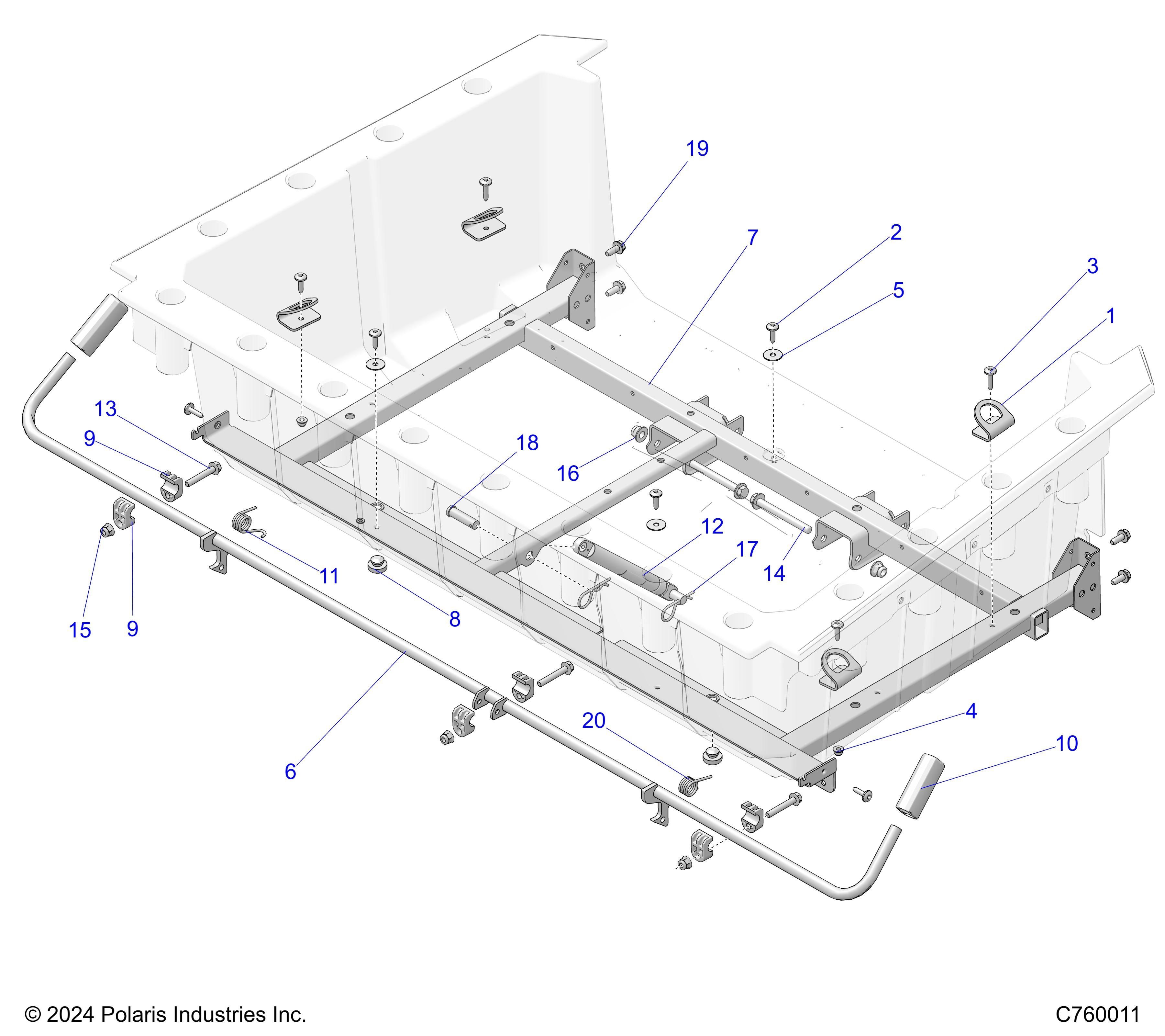 CARROSSERIE MONTAGE BOX POUR GENERAL XP4 1000 ULTIMATE LATIN 2025
