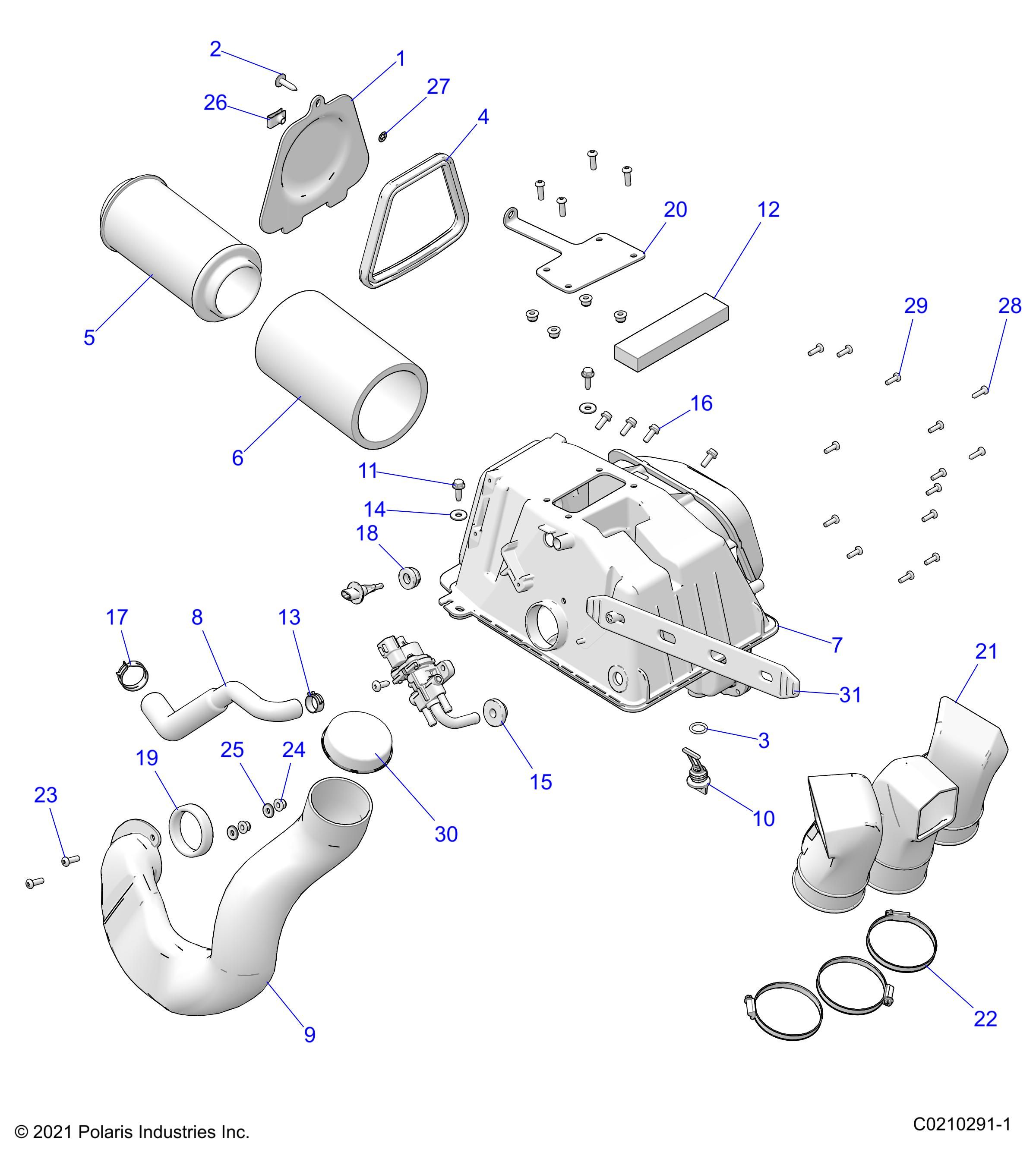 MOTEUR ADMISSION DAIR POUR SPORTSMAN 850 HIGH LIFTER R01 2023