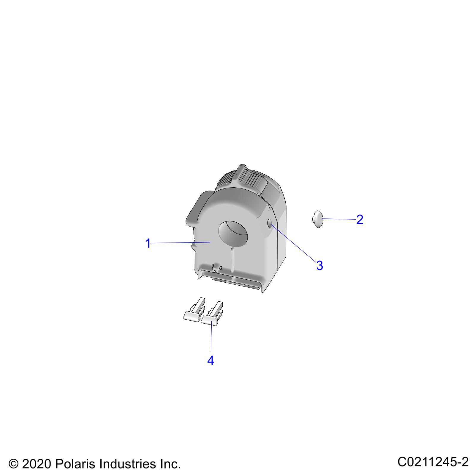 DIRECTION COMMANDESCOMMANDES A MAIN GAUCHE POUR SCRAMBLER 850 48 R01 2023