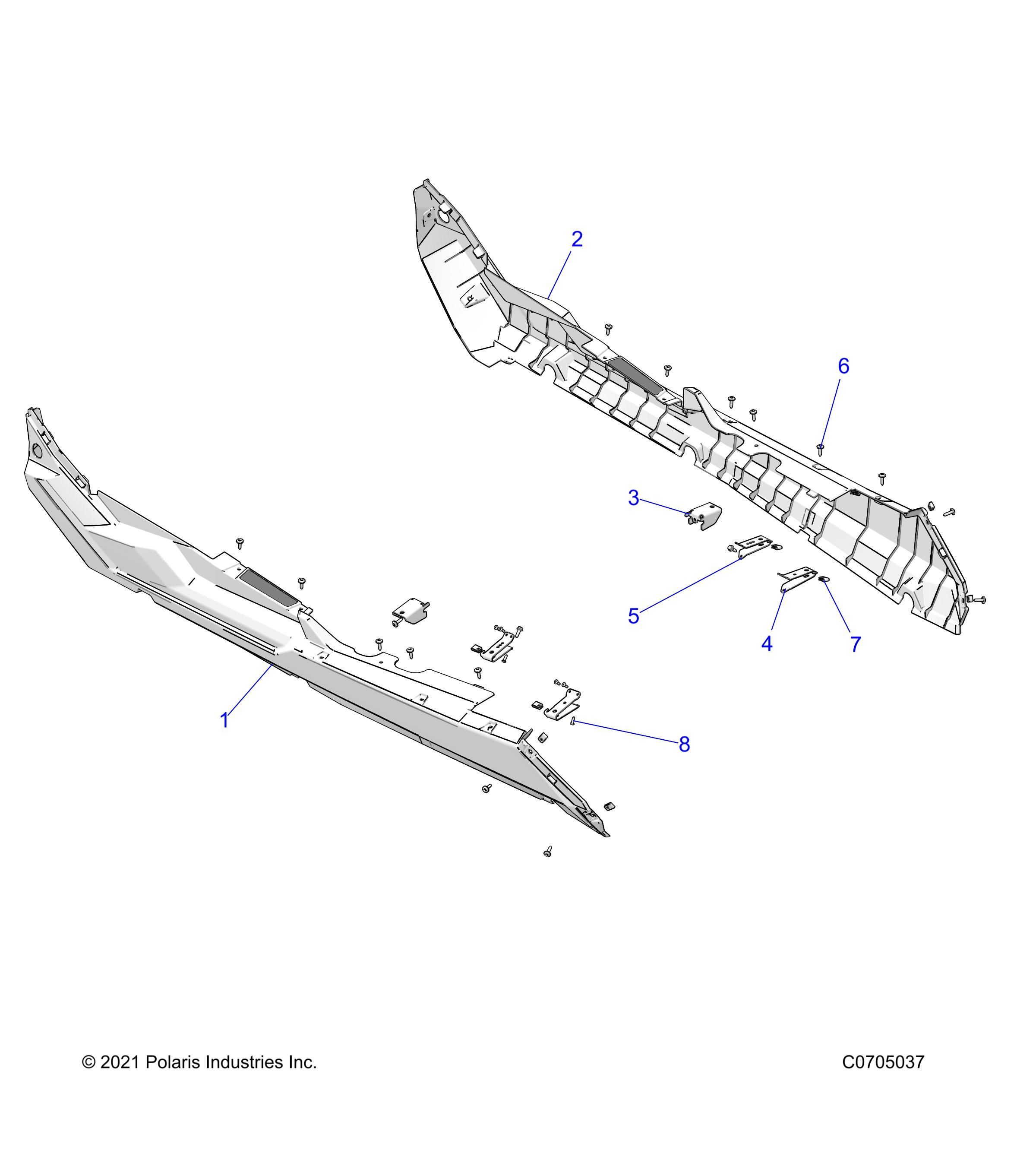 BODY ROCKERS POUR RZR PRO R4 RC R01 2023