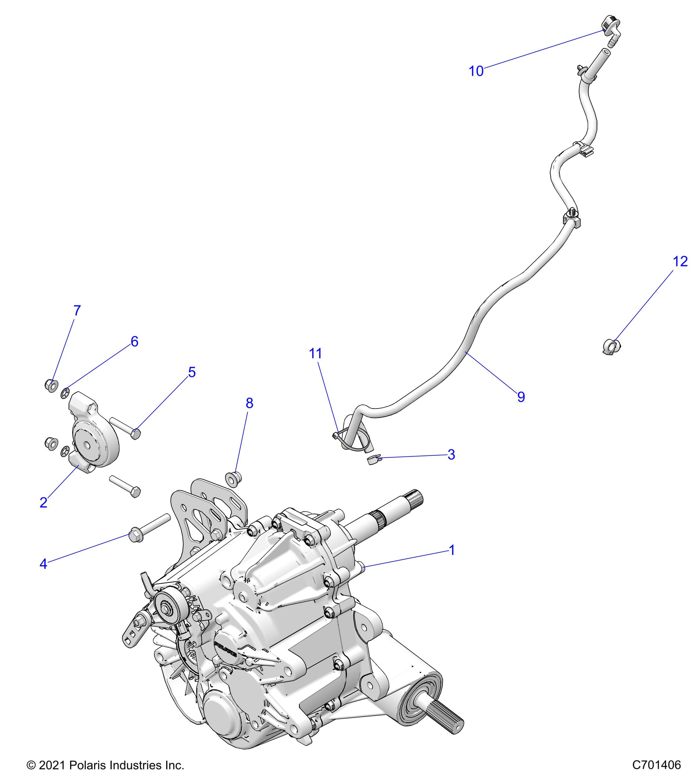 TRANSMISSION MONTAGE BOITE PRINCIPALE POUR RZR XP 4 1000 RCPREMIUM 2022