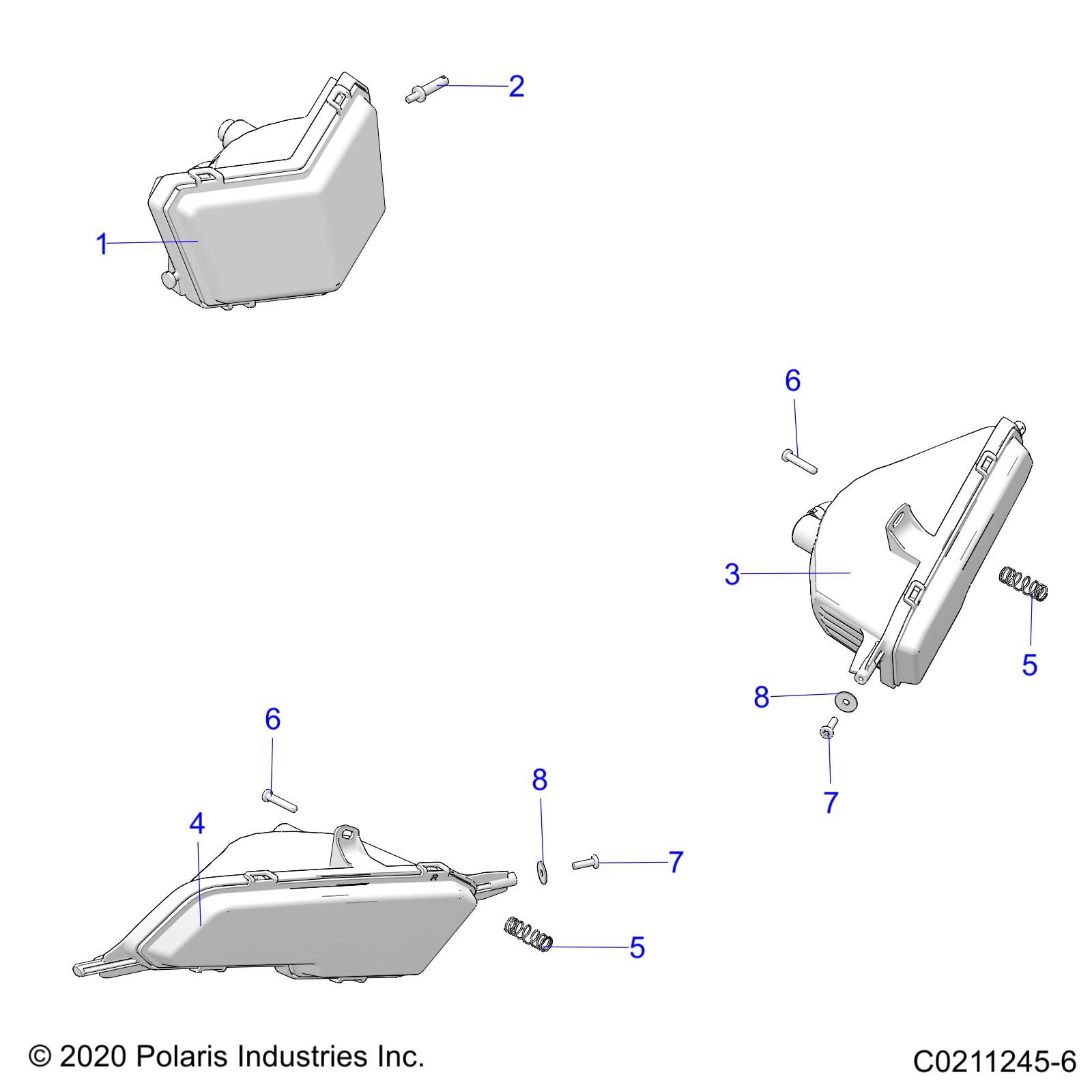 ELECTRIQUE PHARES POUR SPORTSMAN 450 HO 2021