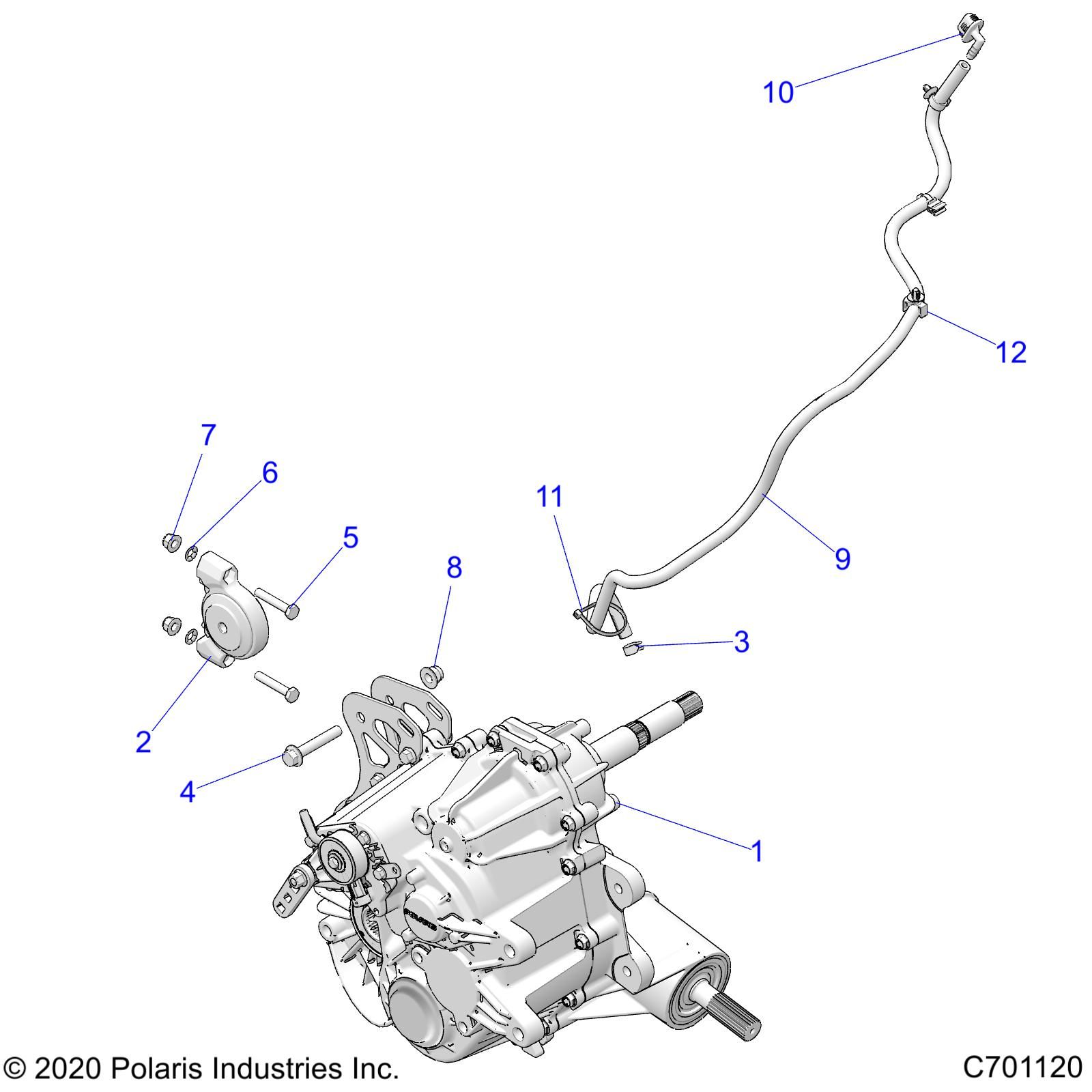 TRANSMISSION MONTAGE BOITE PRINCIPALE POUR RZR XP 4 1000 MD 64 WIDE 2022