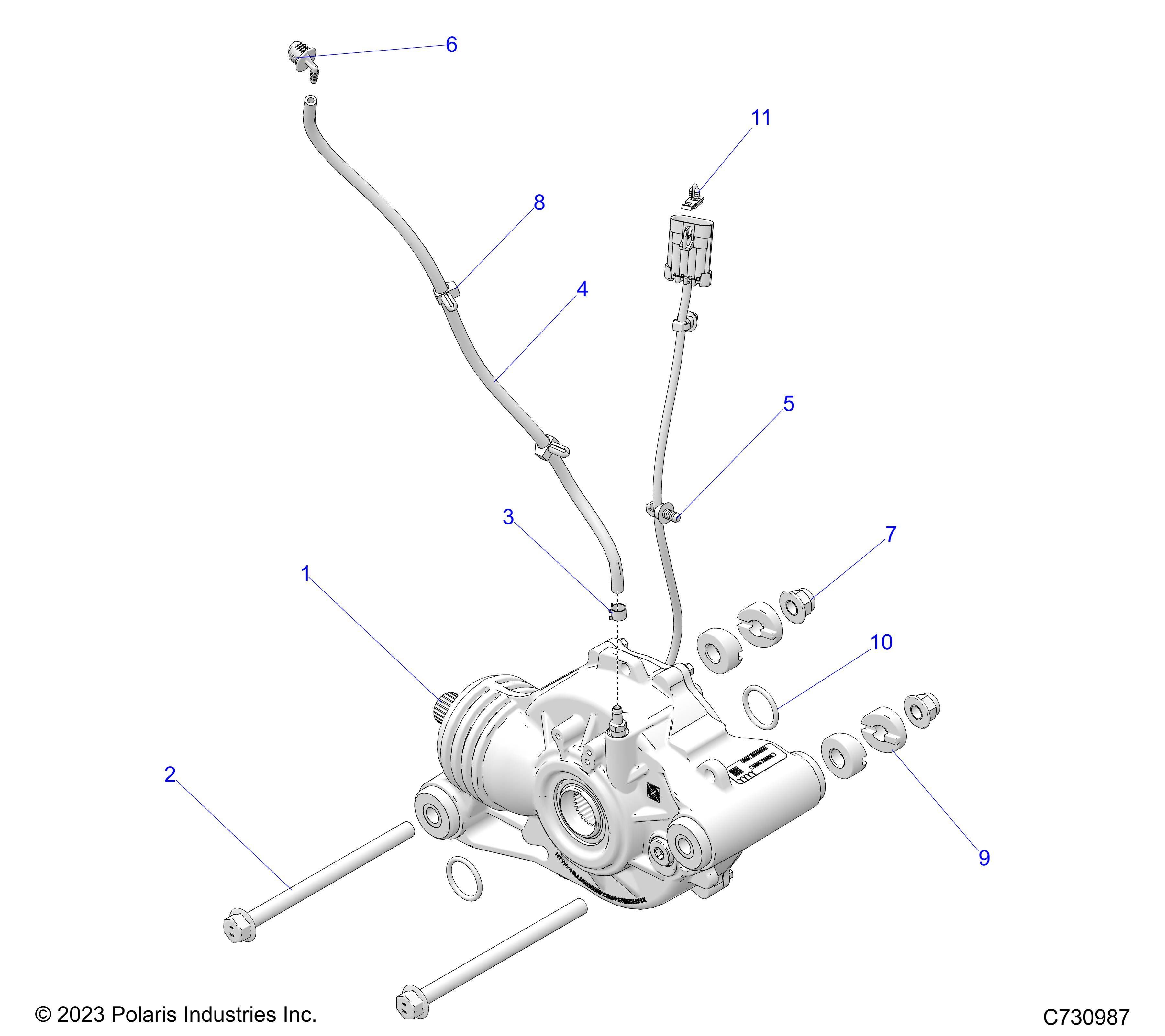 TRANSMISSION MONTAGE BOITE AVANT POUR RZR XP 4 1000 ULTIMATE 2024