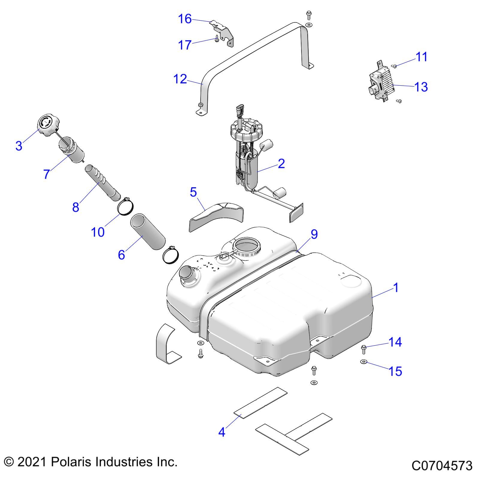 CARROSSERIE RESERVOIR DE CARBURANT POUR Z21R4D92AMBMAC RZR PRO XP 4 ULTIMATE 2021