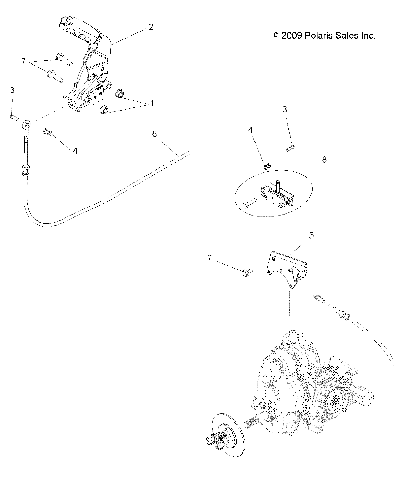 FREINS FREIN DE PARC ASM POUR RANGER EV4X4 2010