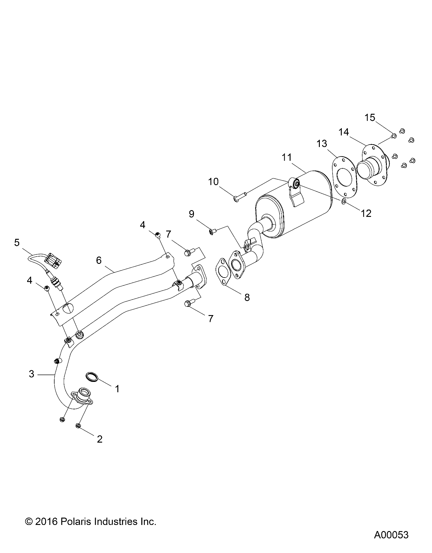 MOTEUR ECHAPPEMENT POUR OUTLAW 110 2021