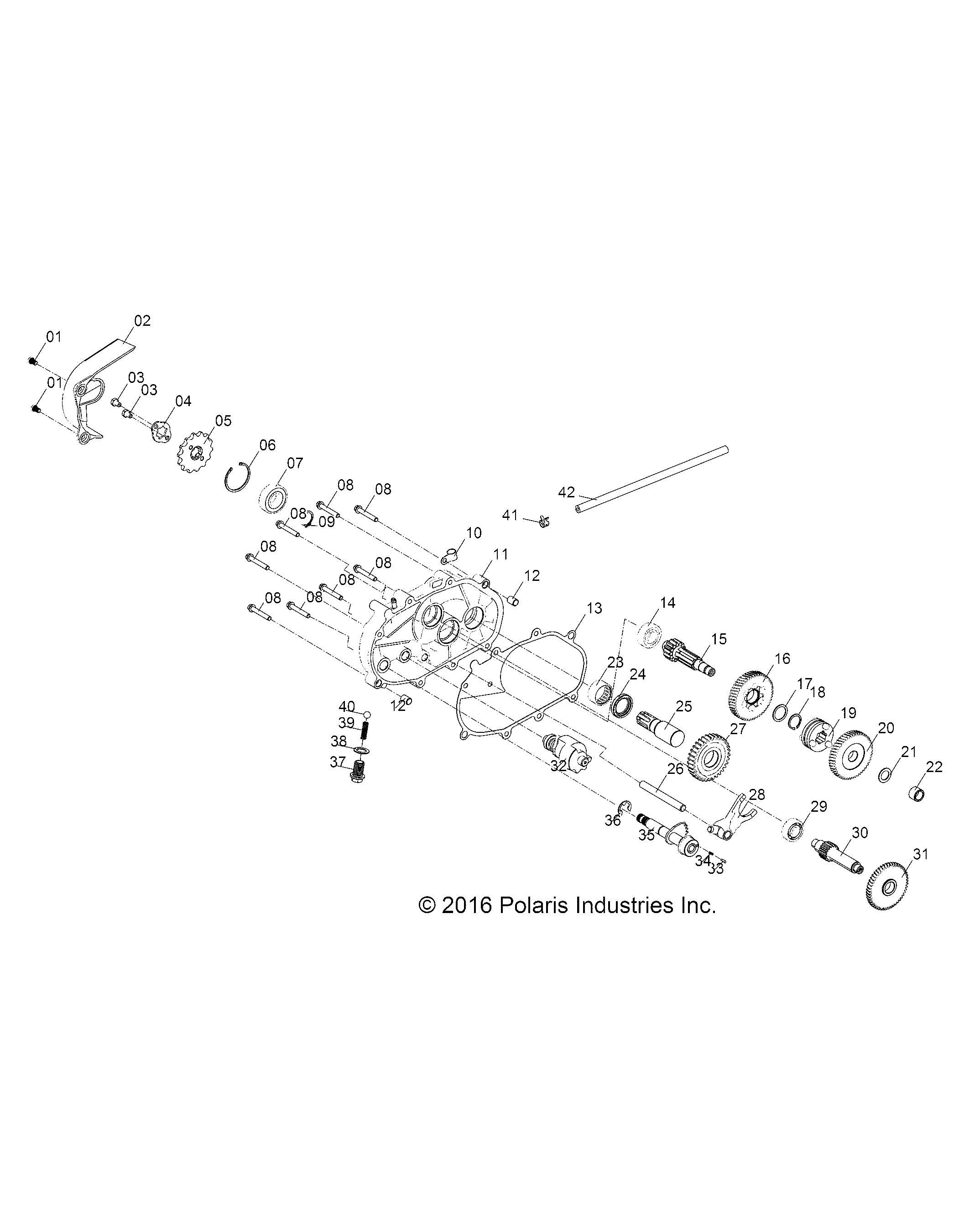 TRANSMISSION POUR SPORTSMAN 110110 MD R01 2023