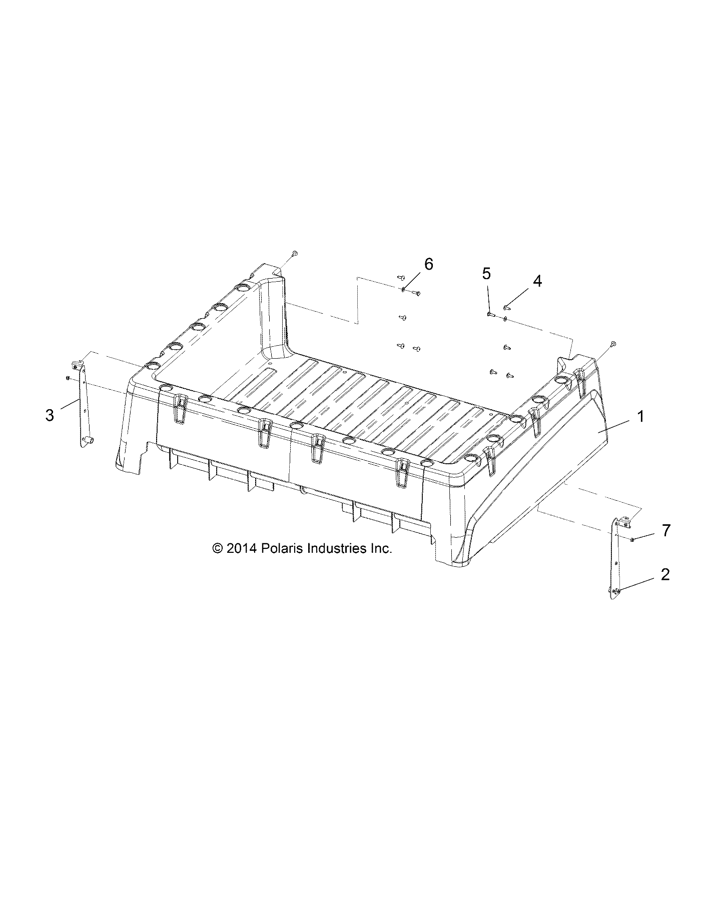 CARROSSERIE BOX ASM POUR RANGER EV 2019