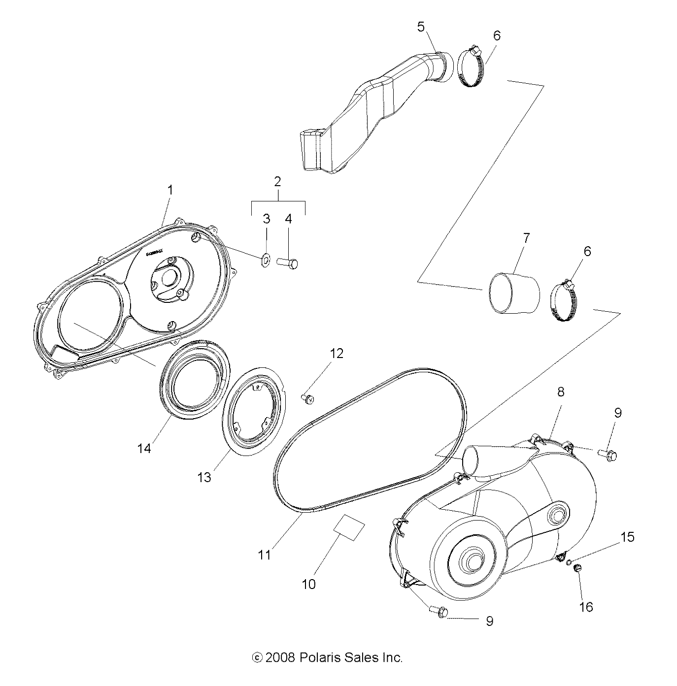TRANSMISSION CARTER DEMBRAYAGE POUR RANGER 4X4 500 CREW 2011