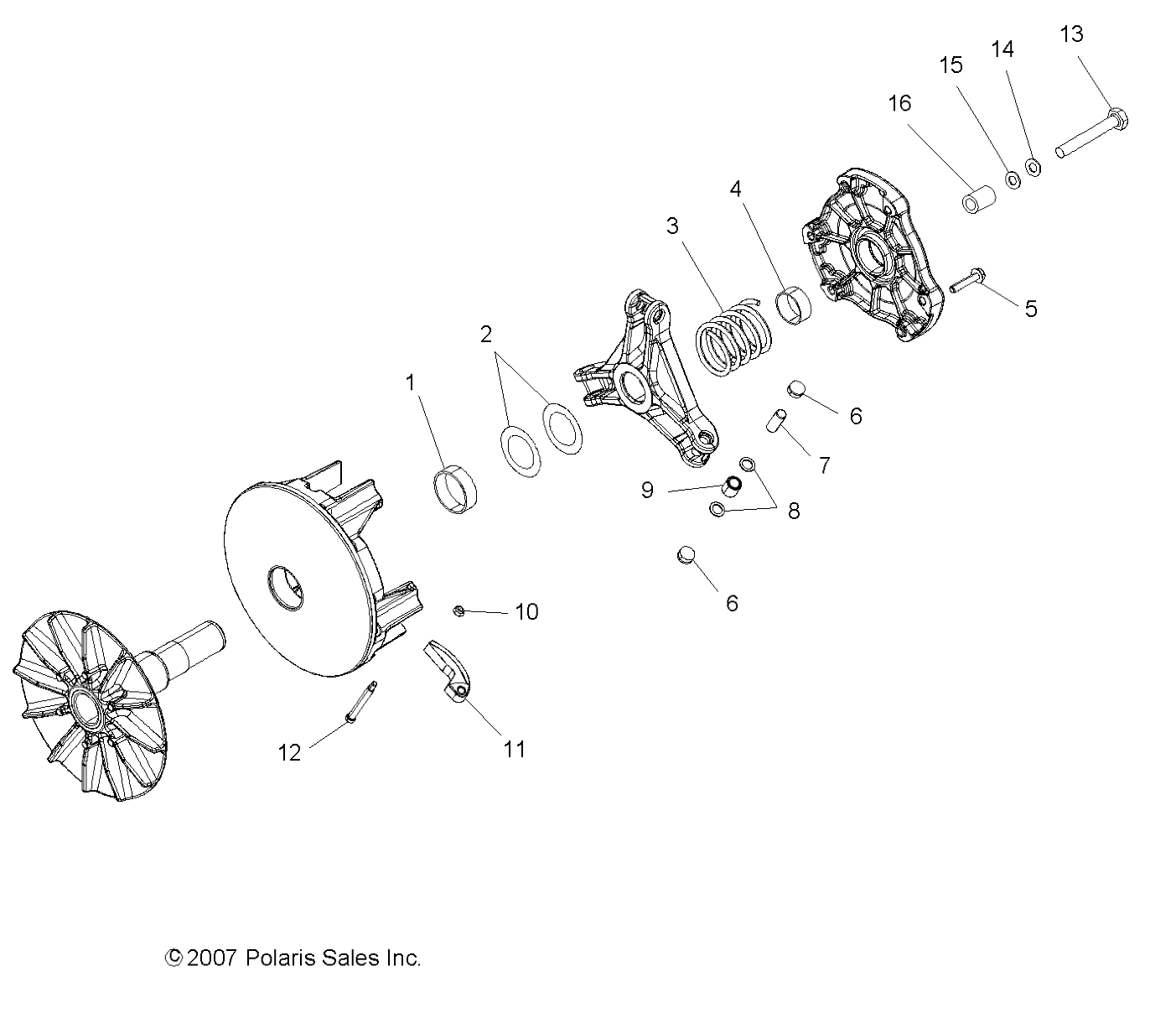 TRANSMISSION EMBRAYAGE PRIMAIRE POUR RANGER 4X4 500 EFI 2010
