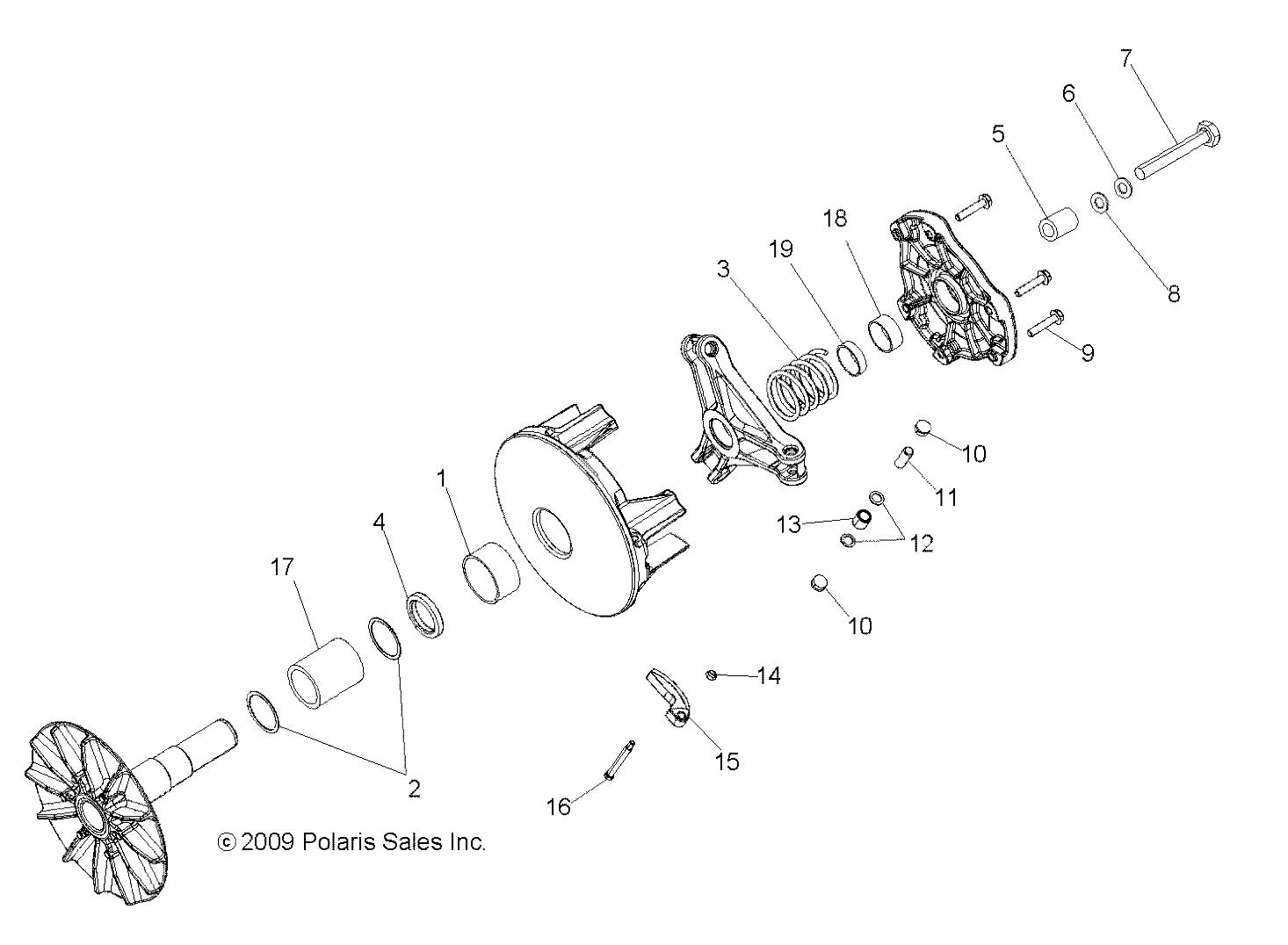 TRANSMISSION EMBRAYAGE PRIMAIRE POUR RANGER 4X4 800 EFI ALL OPTIONS 2010