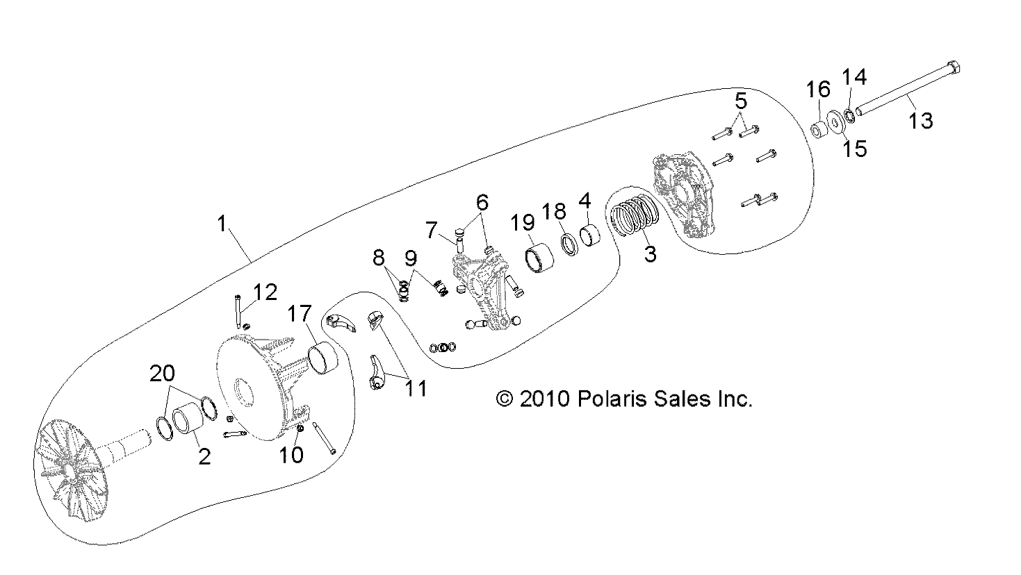 TRANSMISSION EMBRAYAGE PRIMAIRE POUR RANGER 4X4 500 CREW 2011