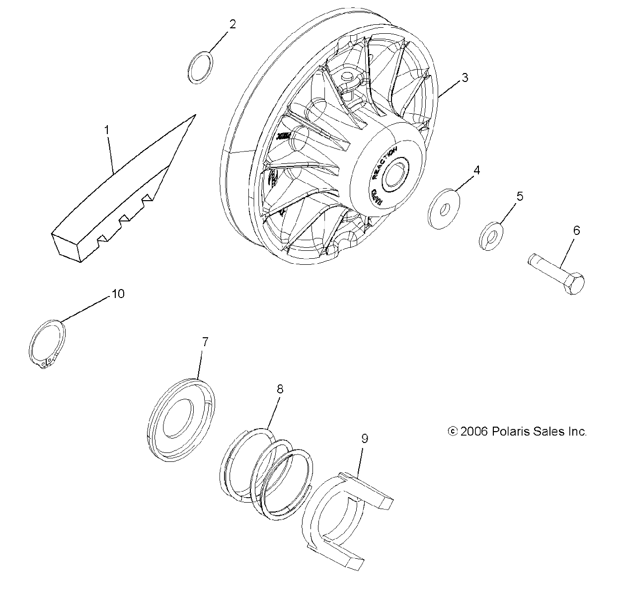 TRANSMISSION EMBRAYAGE POUR RANGER 4X4 700 EFILE 2007