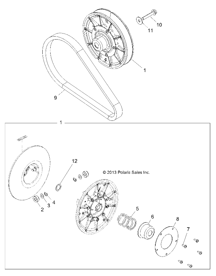 TRANSMISSION POUR RANGER 570 FULL SIZE 2022