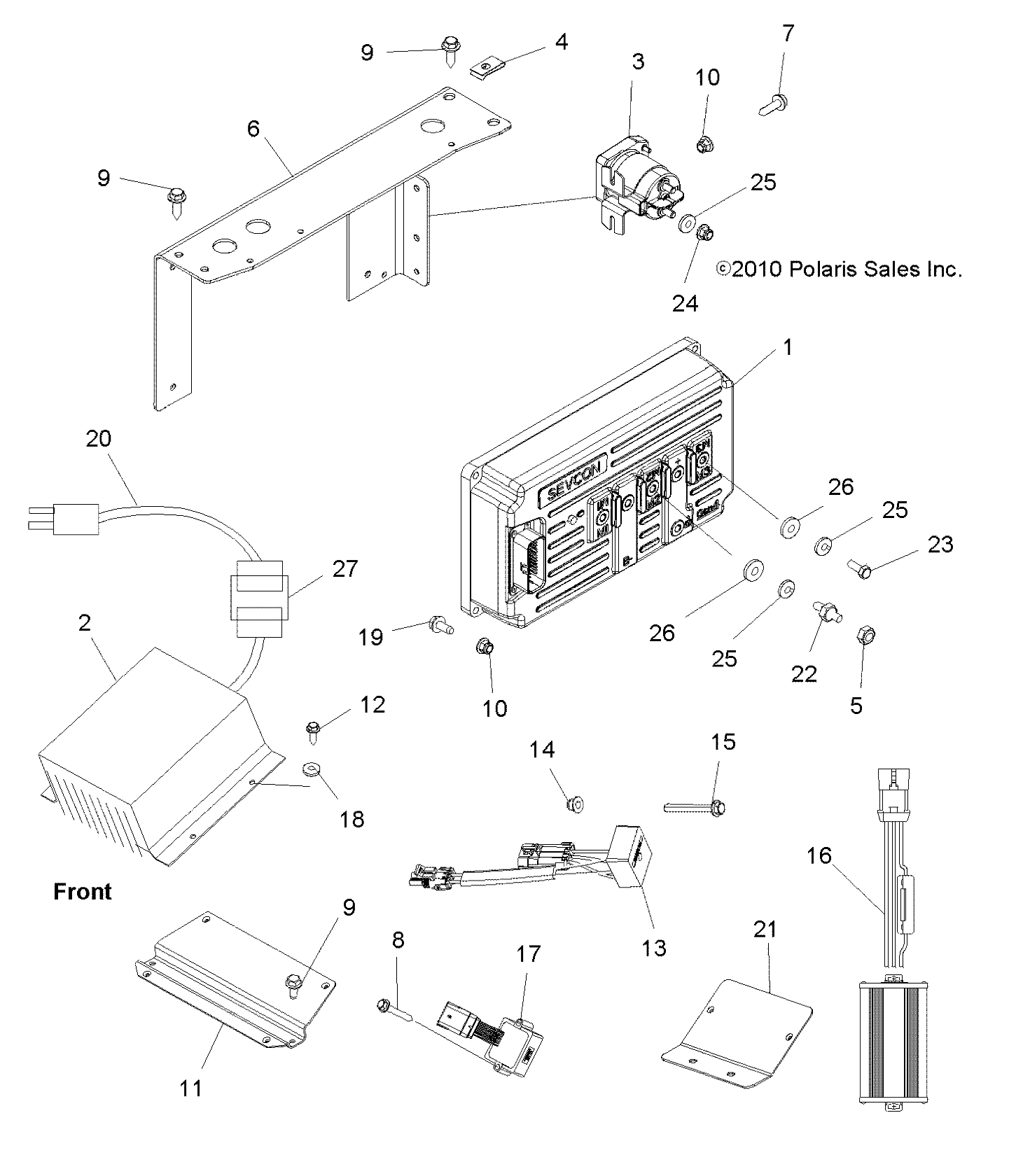 ELECTRIQUE CONTROLLEURS ET MODULES POUR RANGER 48V EV MIDSIZEINTL 2013
