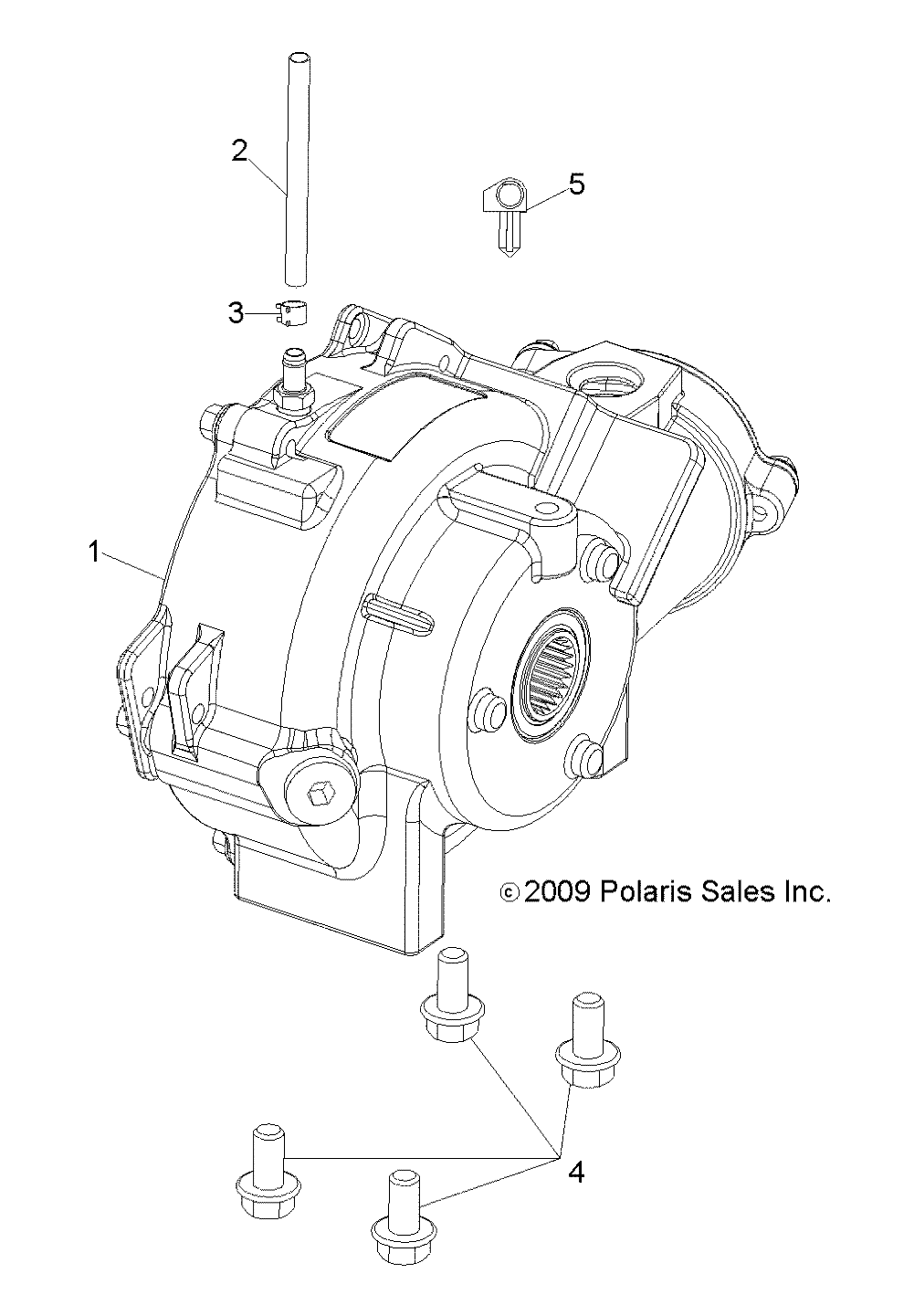 TRANSMISSION MONTAGE BOITE AVANT POUR RANGER 500 2022