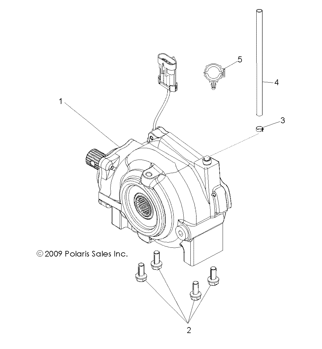 TRANSMISSION BOITE AVANT POUR RZR 4 800 EFI 2010