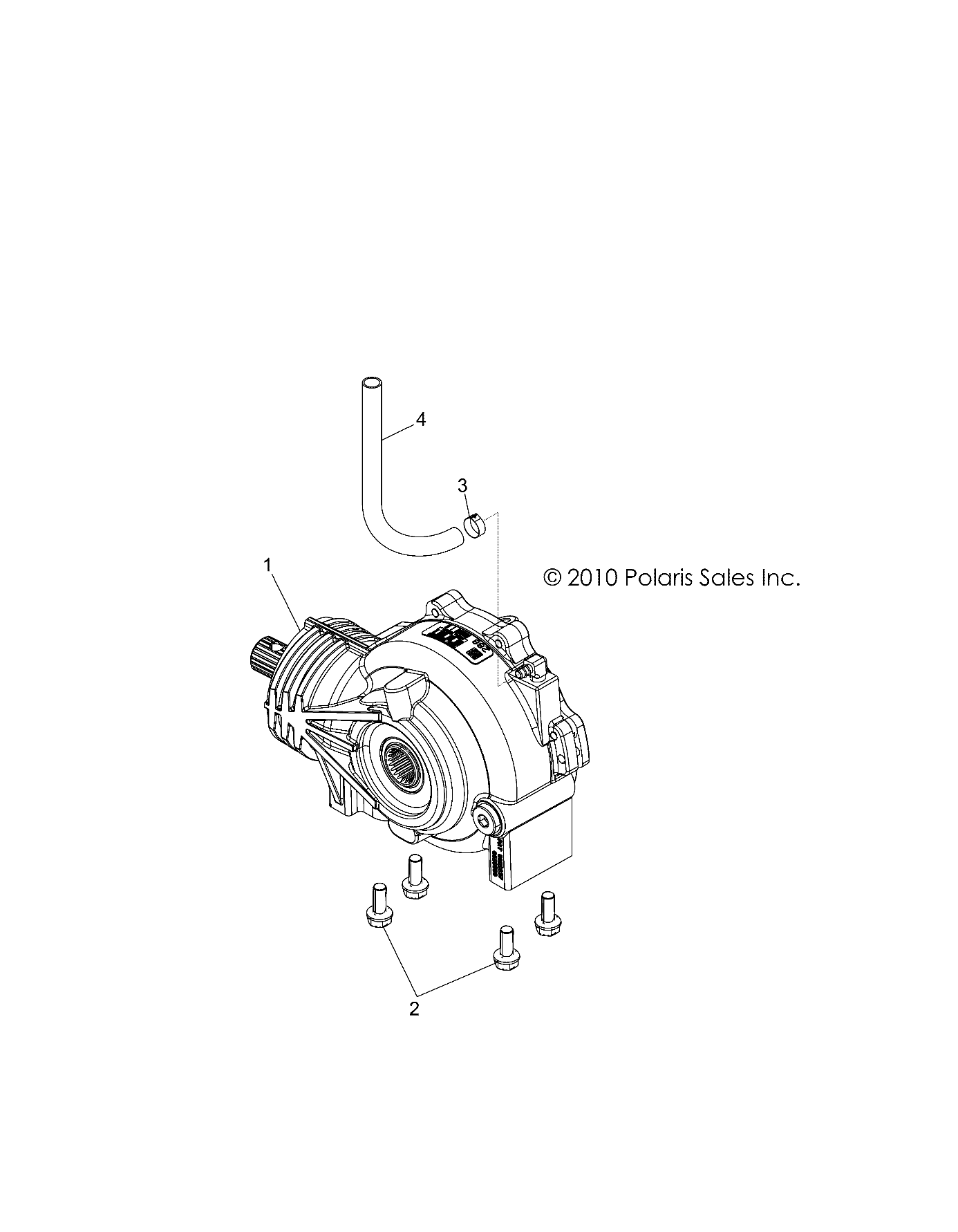 TRANSMISSION BOITE AVANT POUR RZR 4 900 2014