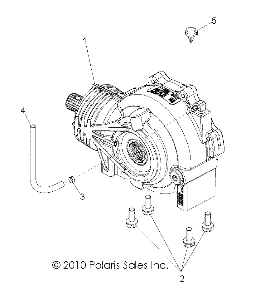 TRANSMISSION BOITE AVANT POUR RZR 570 2019