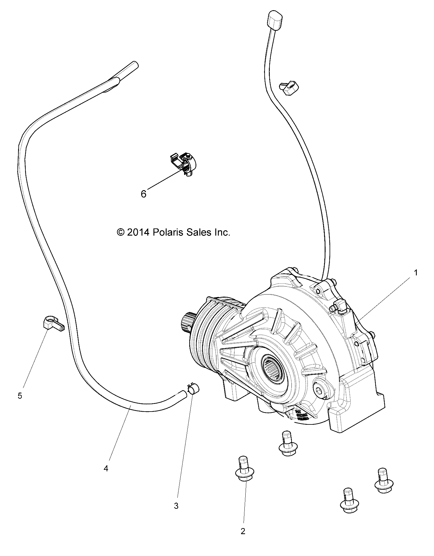 TRANSMISSION MONTAGE BOITE AVANT POUR RZR 900 5055 INCH ALL OPTIONS 2015