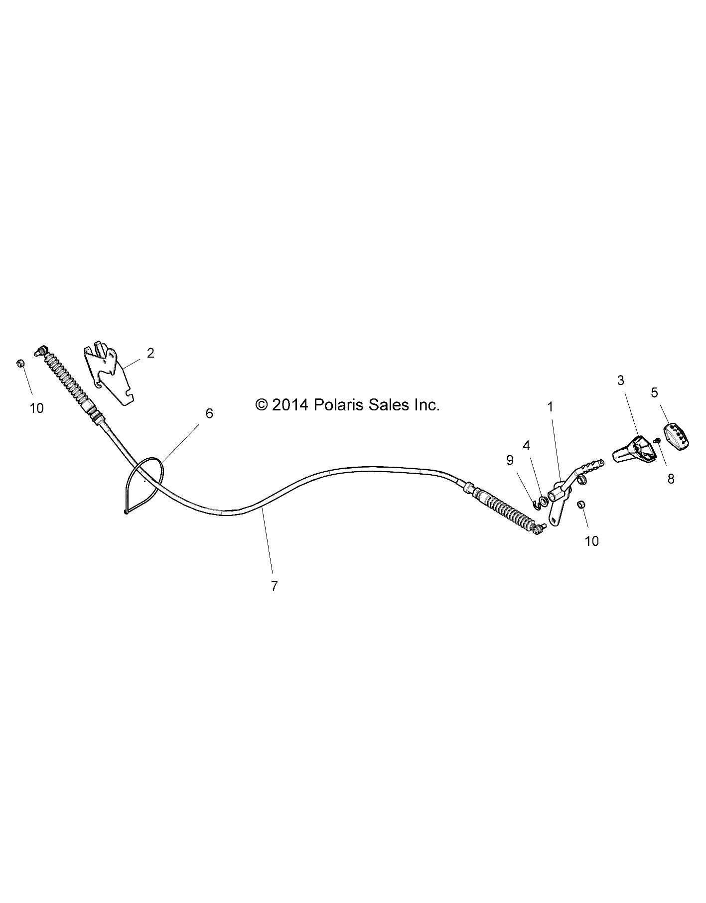 TRANSMISSION SELECTEUR DE VITESSES POUR RZR 4 900 2015