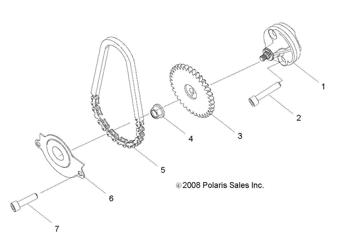 MOTEUR POMPE A HUILE POUR RZR 170 2009
