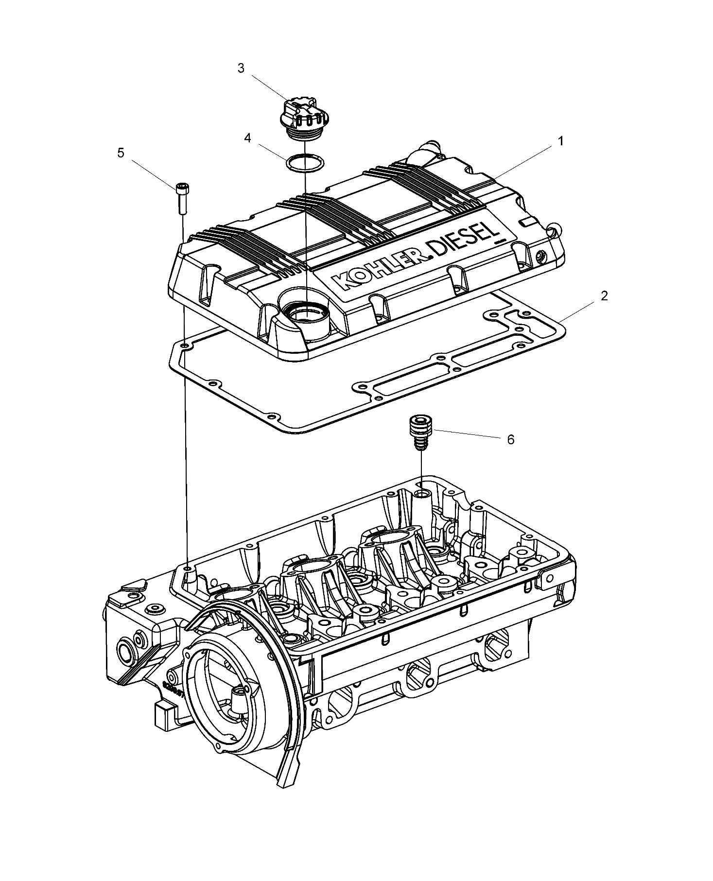 MOTEUR CACHE CULBUTEUR ET CHARGE DHUILE POUR RANGER 1000 DIESEL 2015