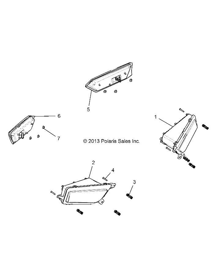 ELECTRIQUE PHARES ET FEUX ARRIERES POUR RZR XP 1000 INTL 2015